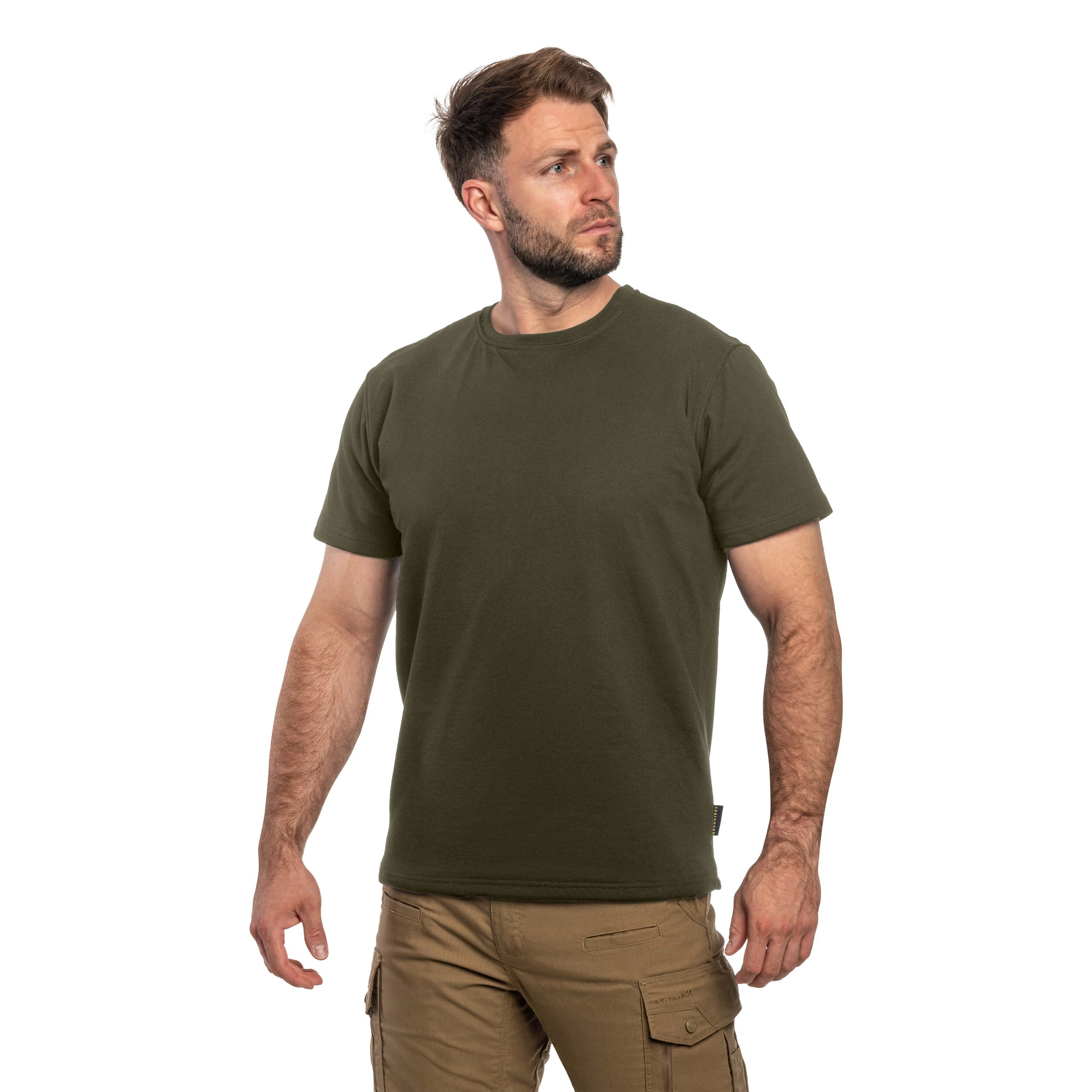 Футболка T-shirt проти порізів Brunnirok Coburg - Olive