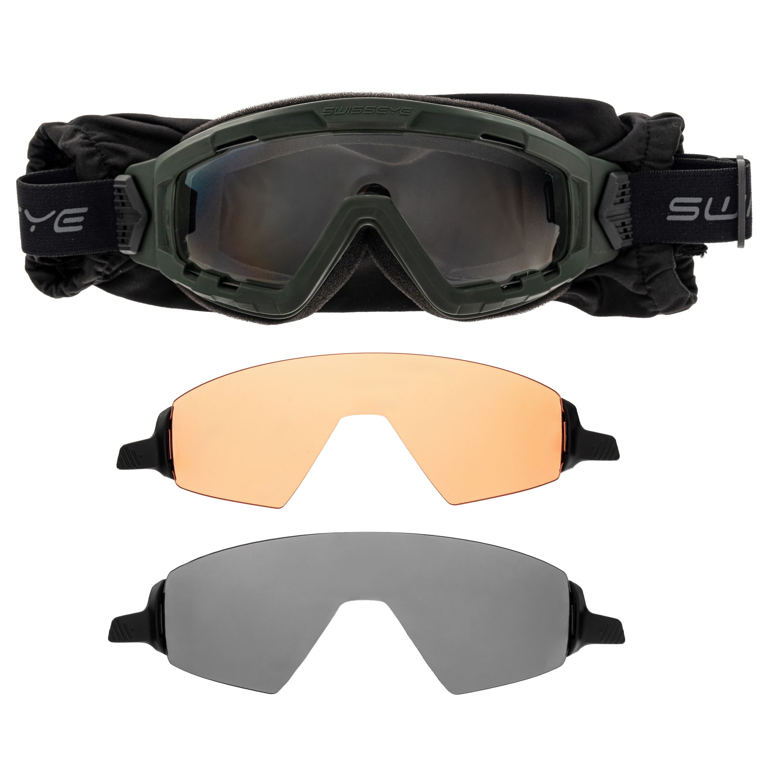 Тактичні окуляри-маска Swiss Eye G-Tac - Olive