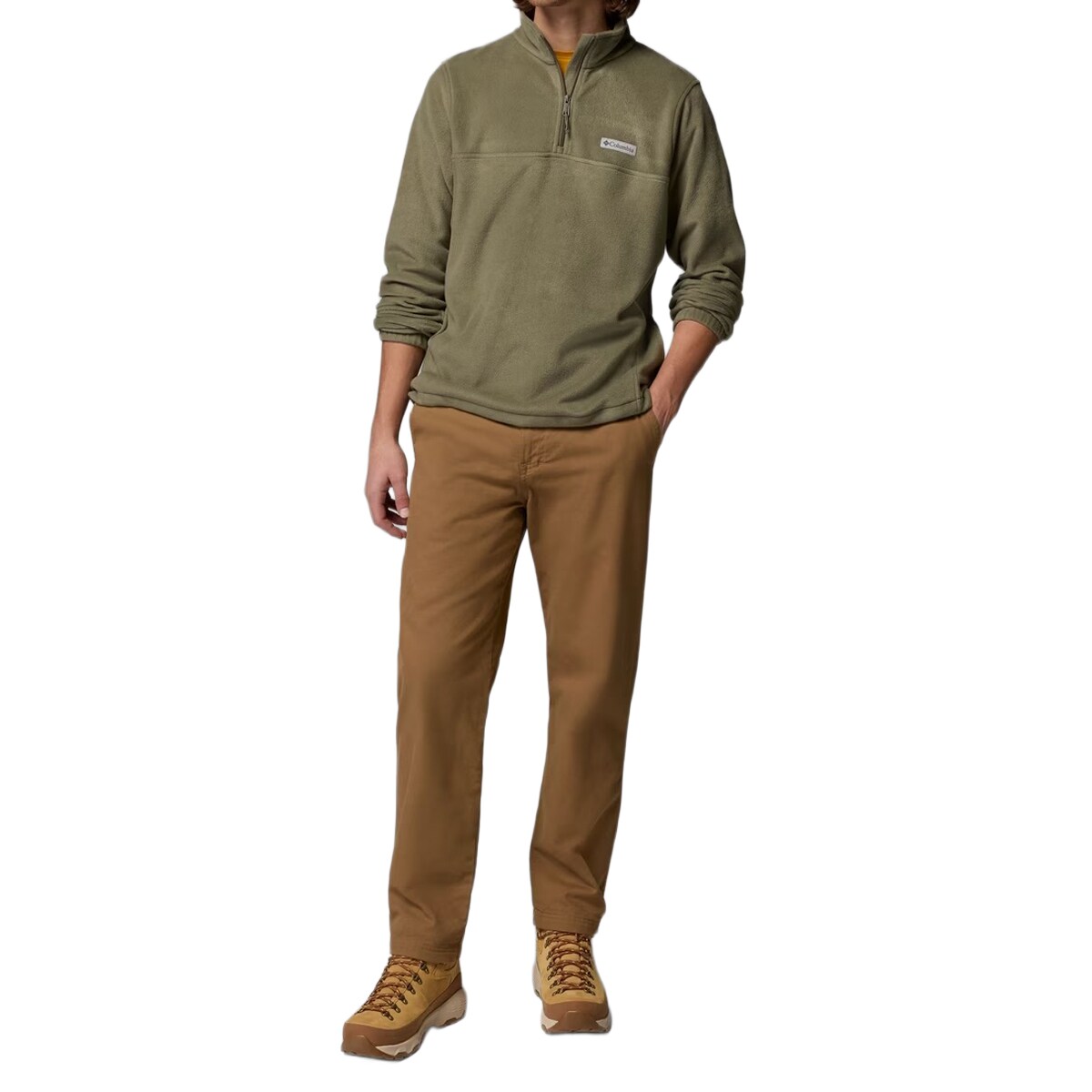 Флісовий пуловер Columbia Steens Mountain Half Zip Pullover - Stone Green