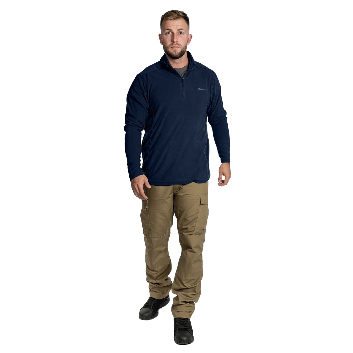 Флісова кофта Columbia Klamath Range II Half Zip - Collegiate Navy Solid