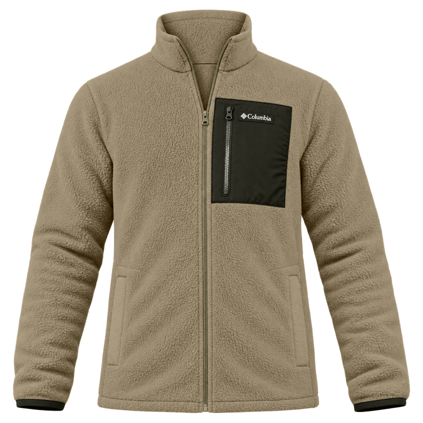 Фліс Columbia Jasper Ridge Pebbled Full Zip - Stone Green/Greenscape