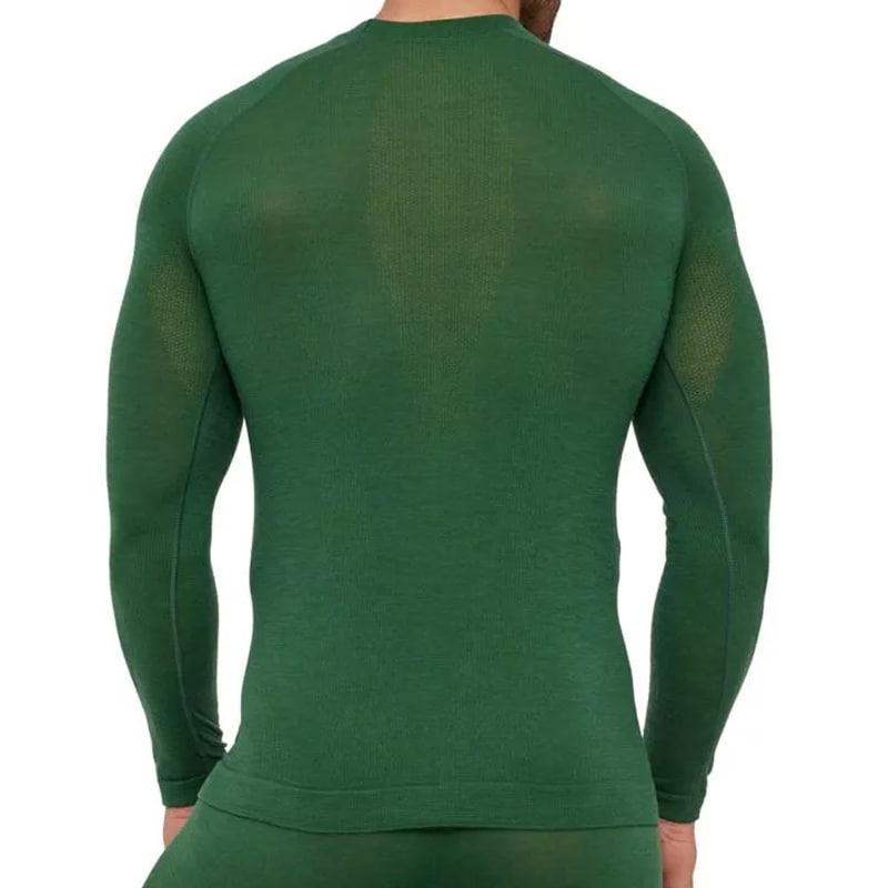 Термоактивна футболка Brubeck Active Merino - Зелений