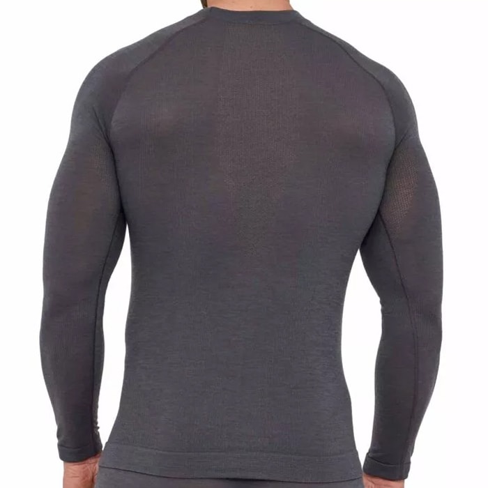 Термоактивна футболка Brubeck Active Merino - графітова