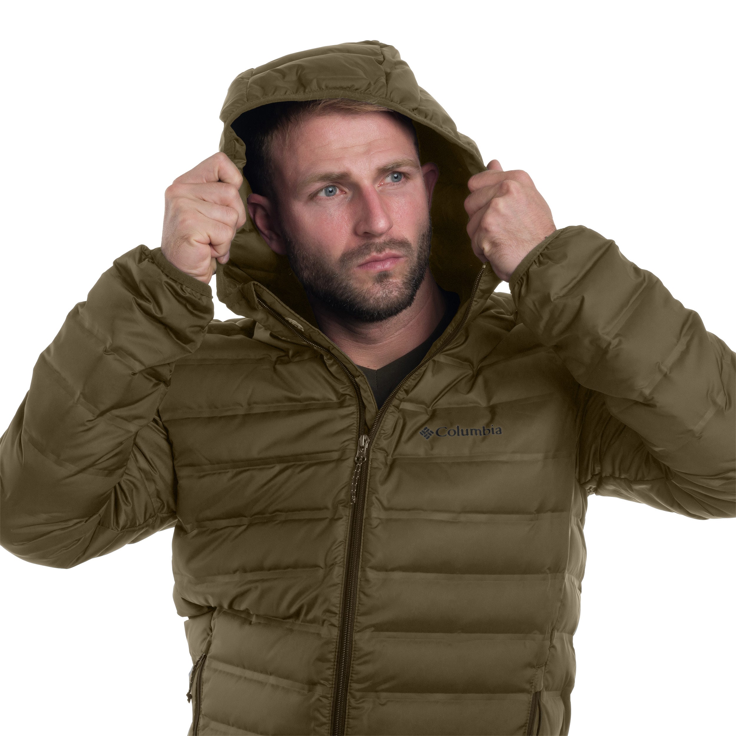 Куртка Columbia Lake 22 II Down Hooded - Stone Green