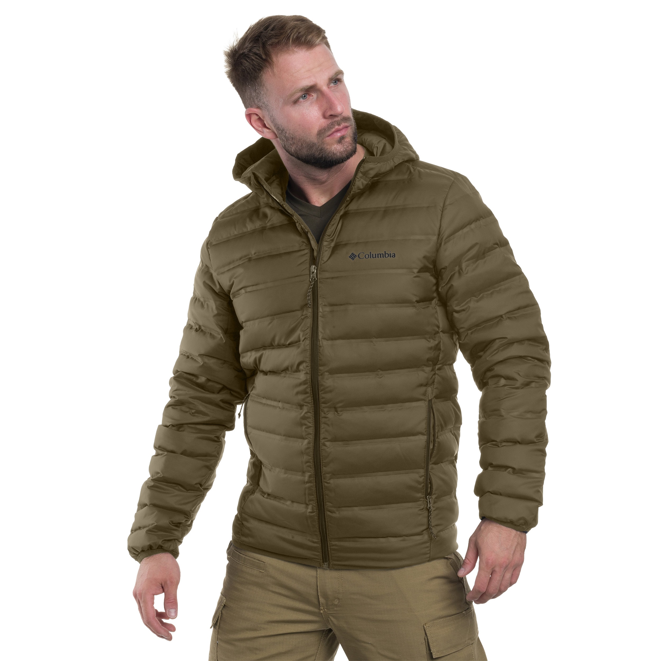 Куртка Columbia Lake 22 II Down Hooded - Stone Green
