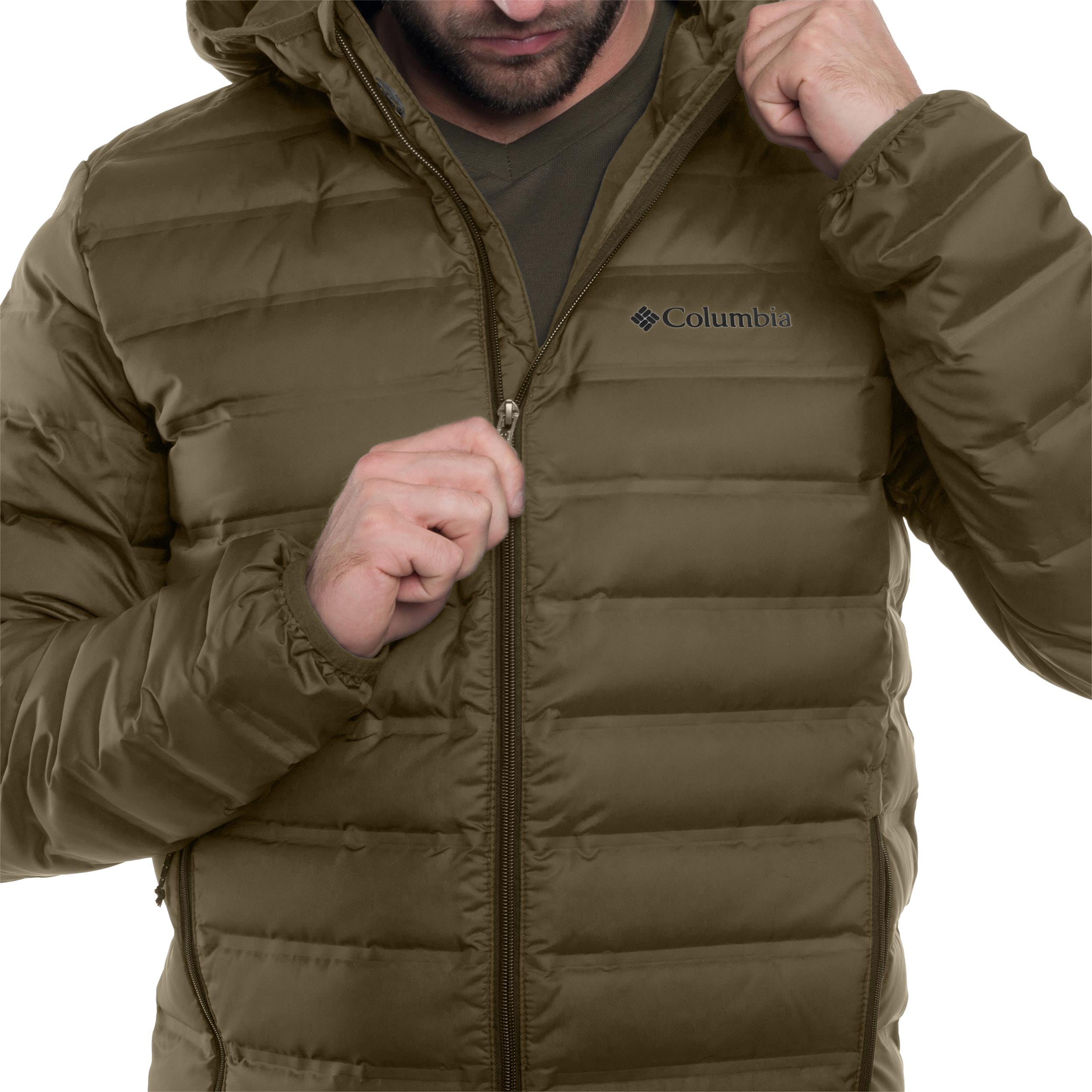Куртка Columbia Lake 22 II Down Hooded - Stone Green
