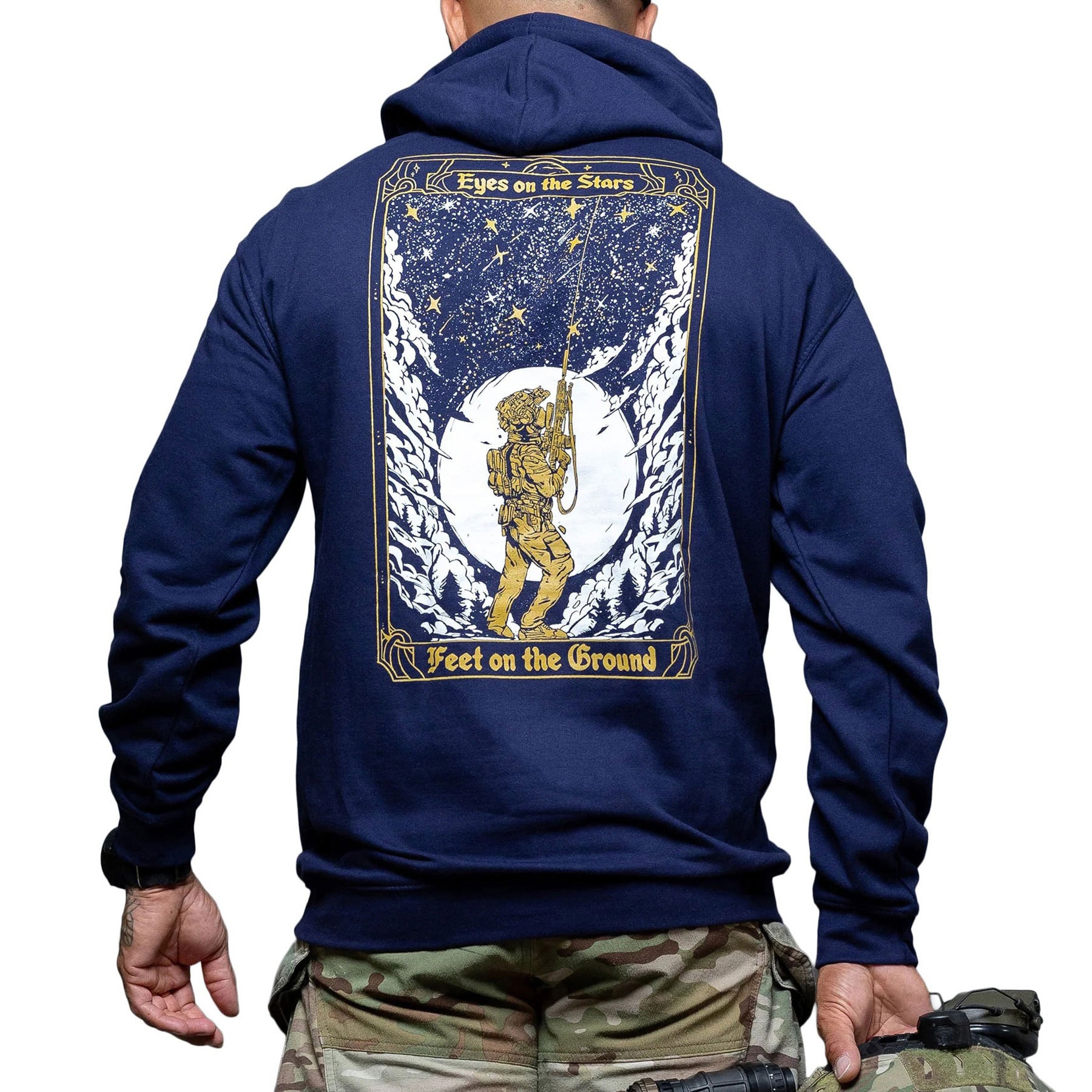 Худі Brothers in Arms Stars - Navy