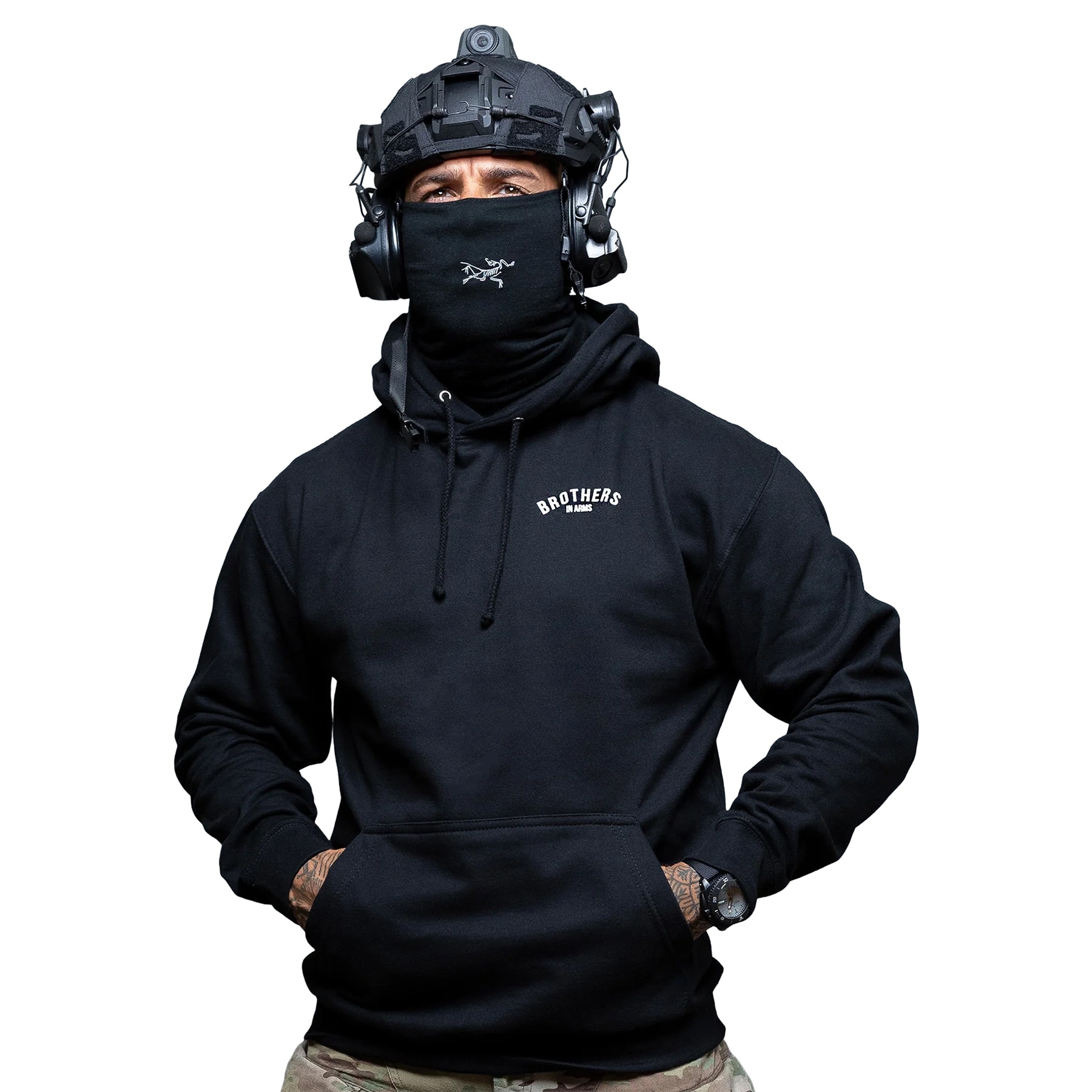 Худі Brothers in Arms Team Hoodie - Black