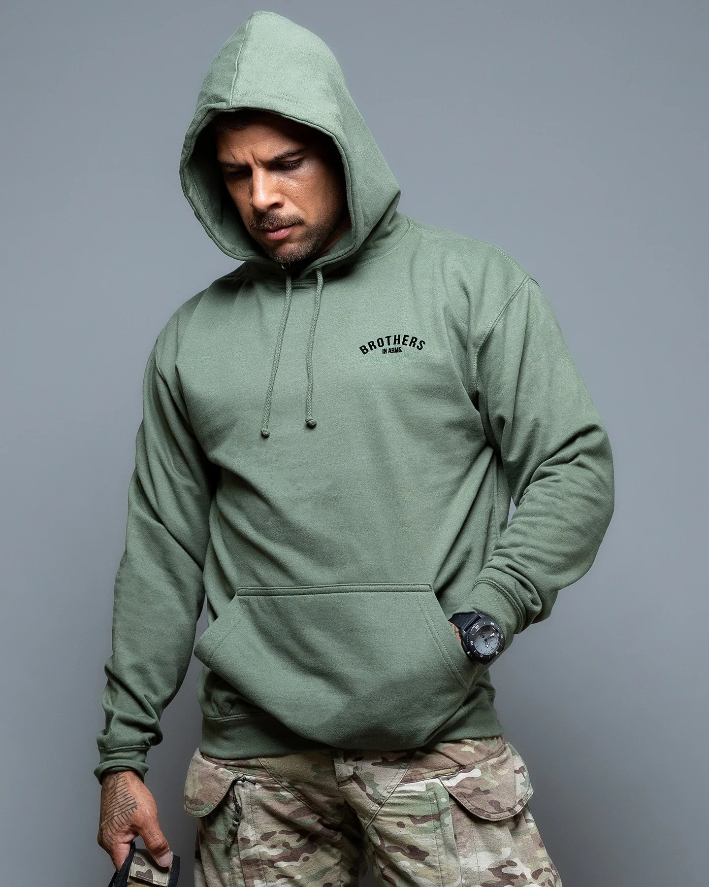 Худі Brothers in Arms Team - Olive