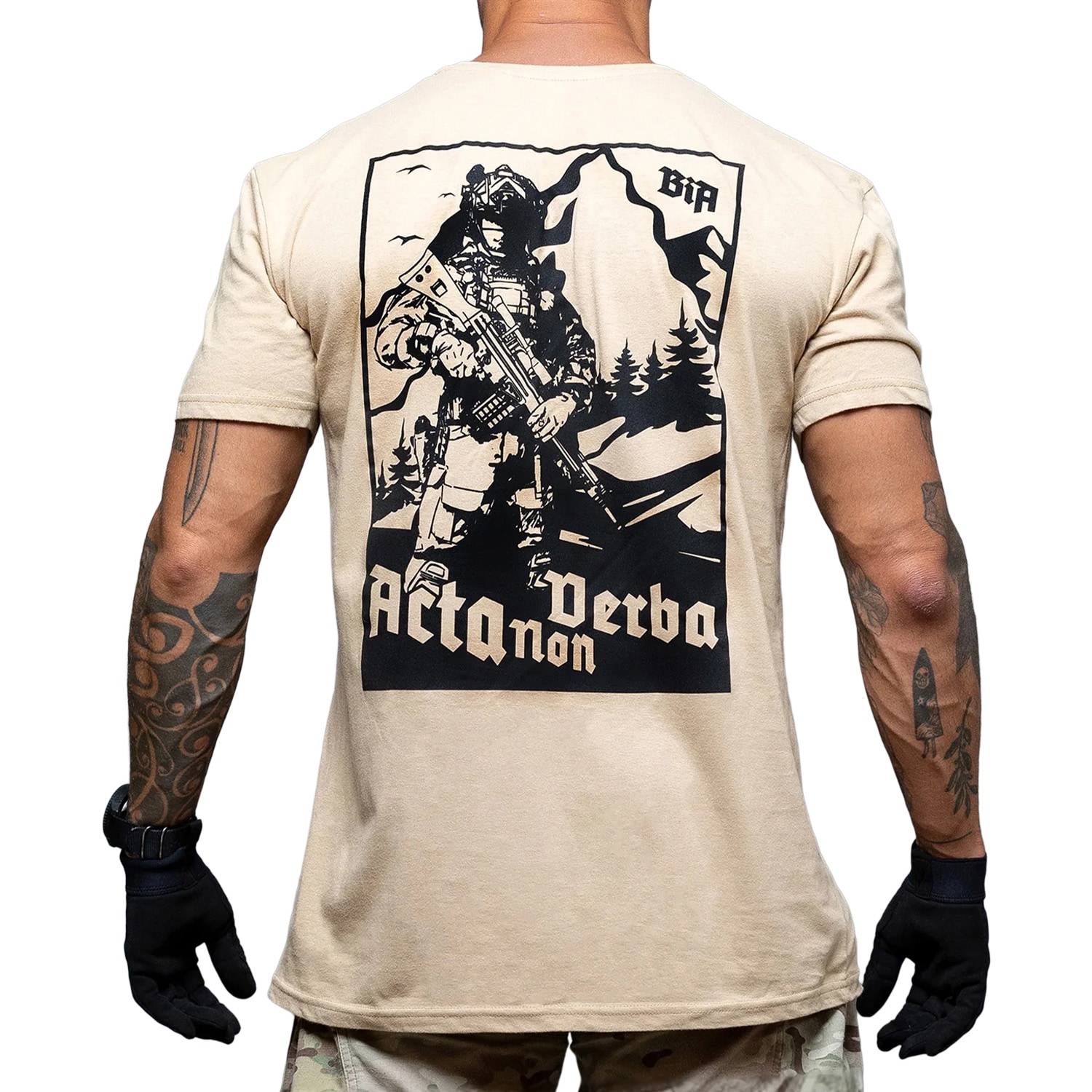 Футболка Brothers In Arms Acta non Verba - Sand