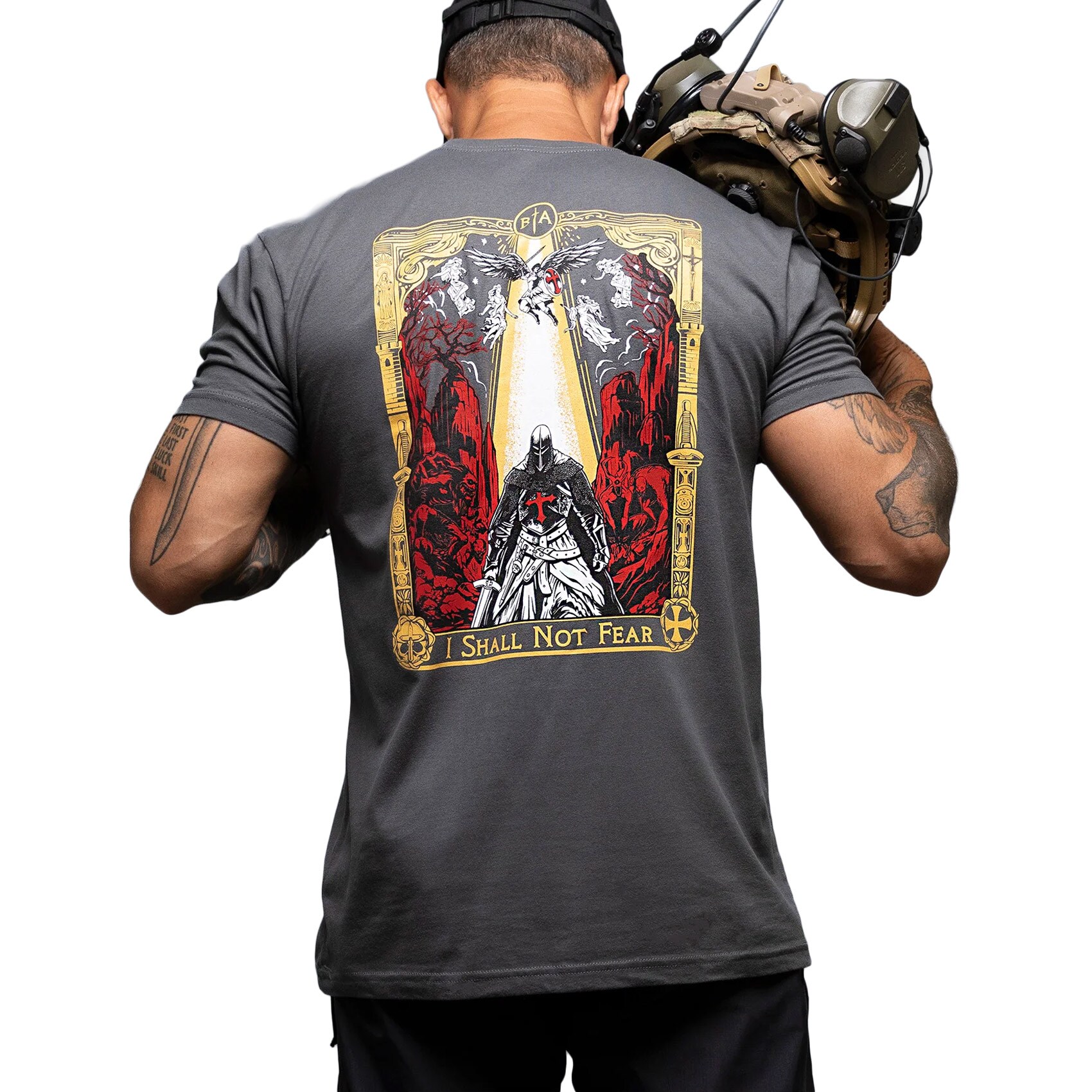 Футболка Brothers In Arms No Fear - Steel Grey