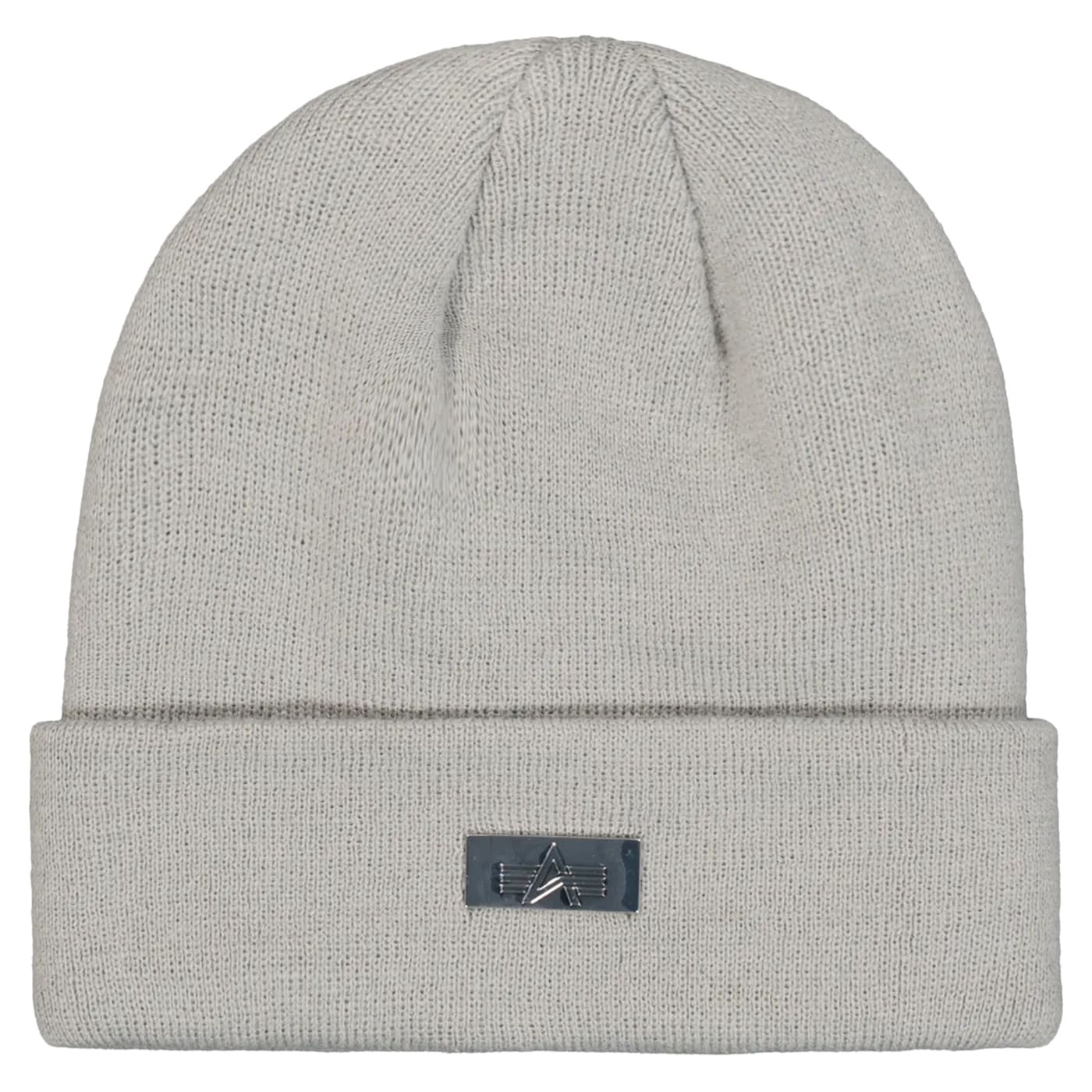 Шапка Alpha Industries Metal Label Beanie - Silver