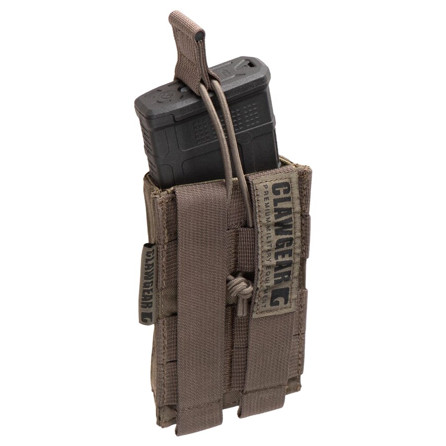 Підсумок для одного гвинтівкового магазина Clawgear 5,56 mm Open Single Mag Pouch Core - RAL 7013