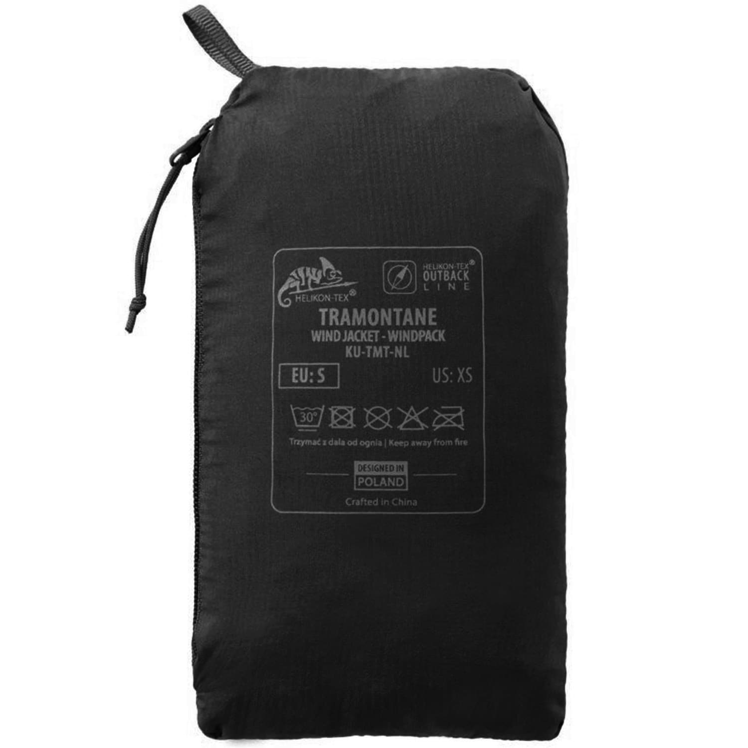 Куртка Helikon Tramontane WindPack - Black