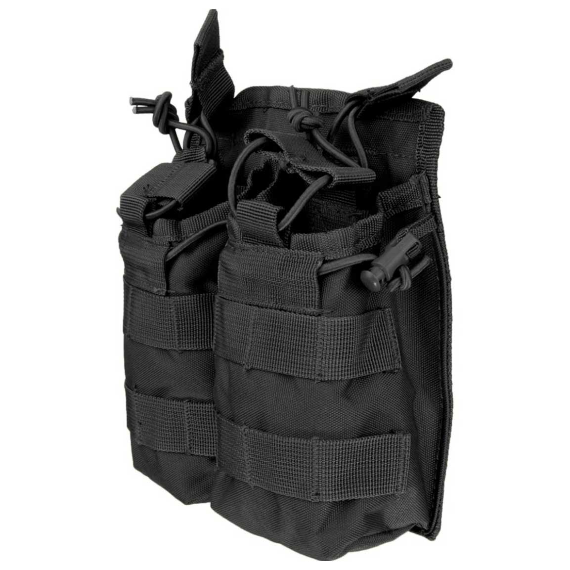 Подвійний підсумок Mil-Tec Open Top Magazine Pouch Black