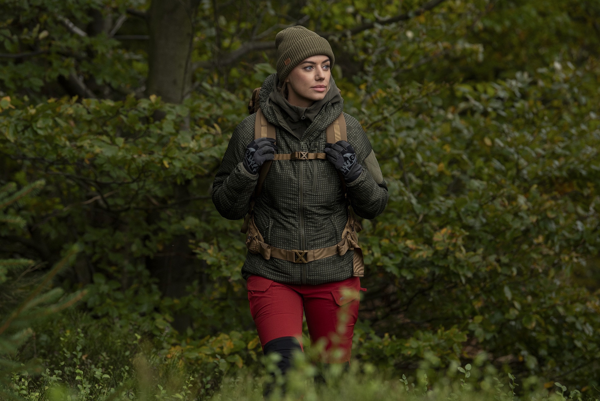 Жіноча куртка Helikon Wolfhound Hoodie - Desert Night Camo