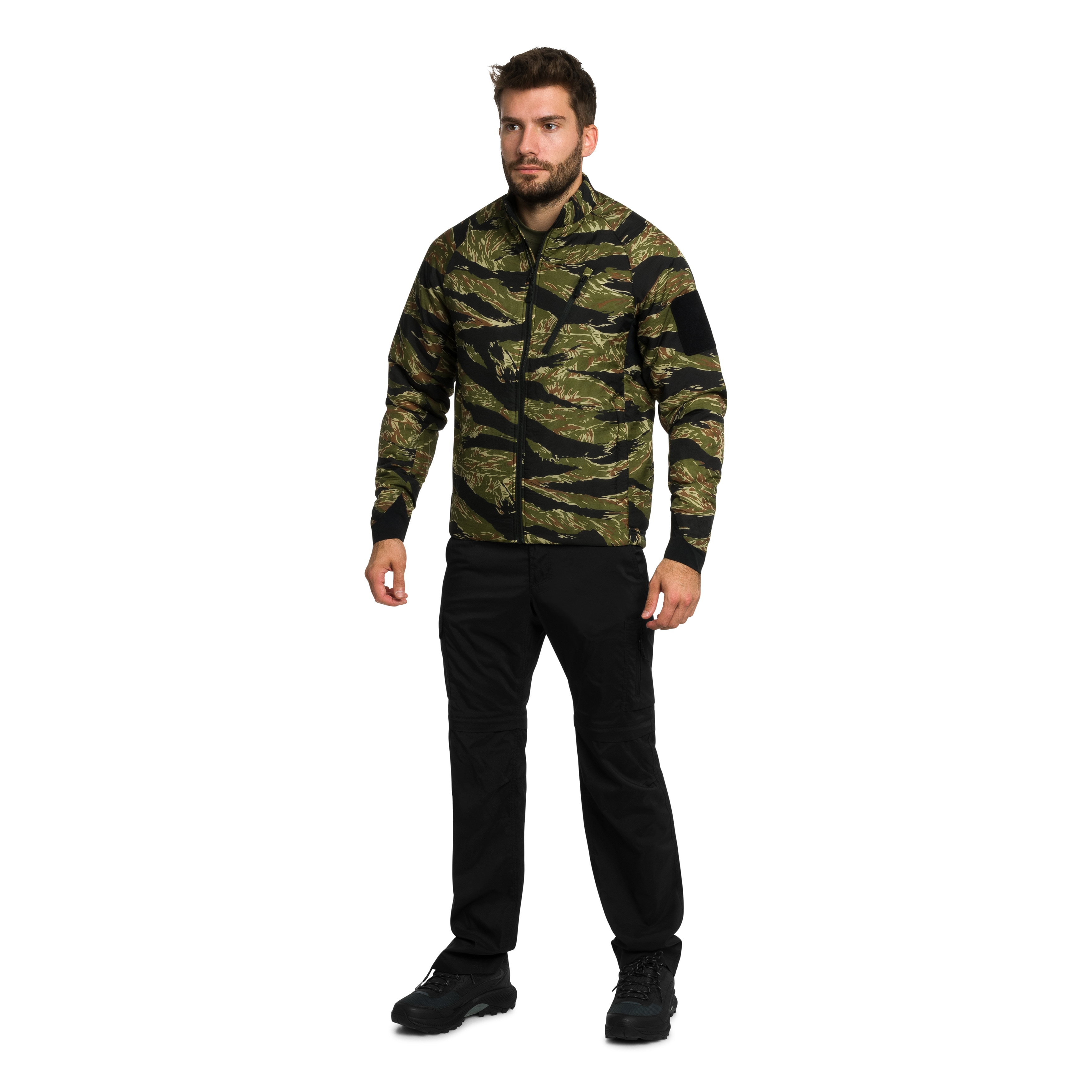 Куртка Helikon-Tex Wolfhound Climashield Apex - Tiger Stripe