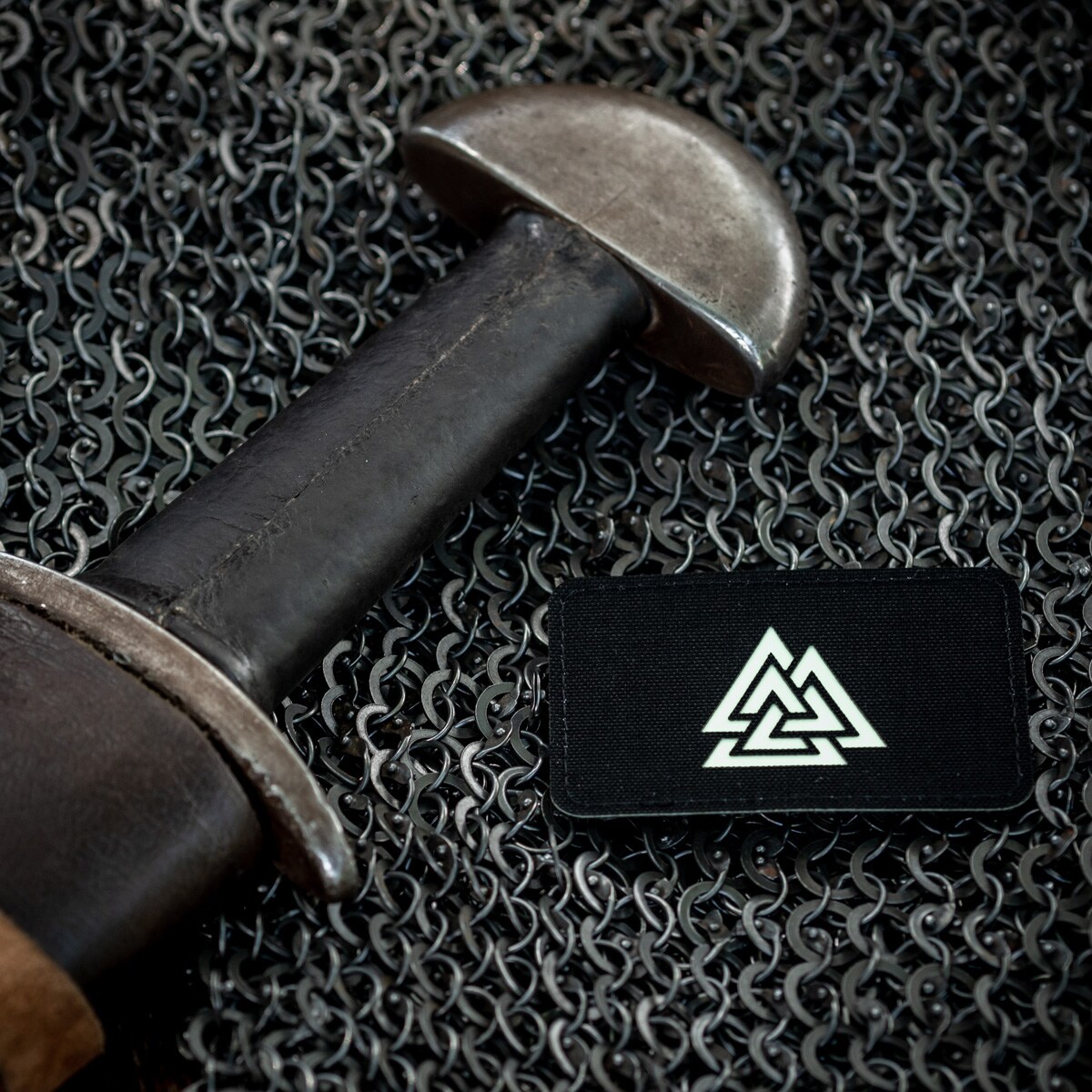 Пластир M-Tac Valknut Laser Cut - Black Luminate