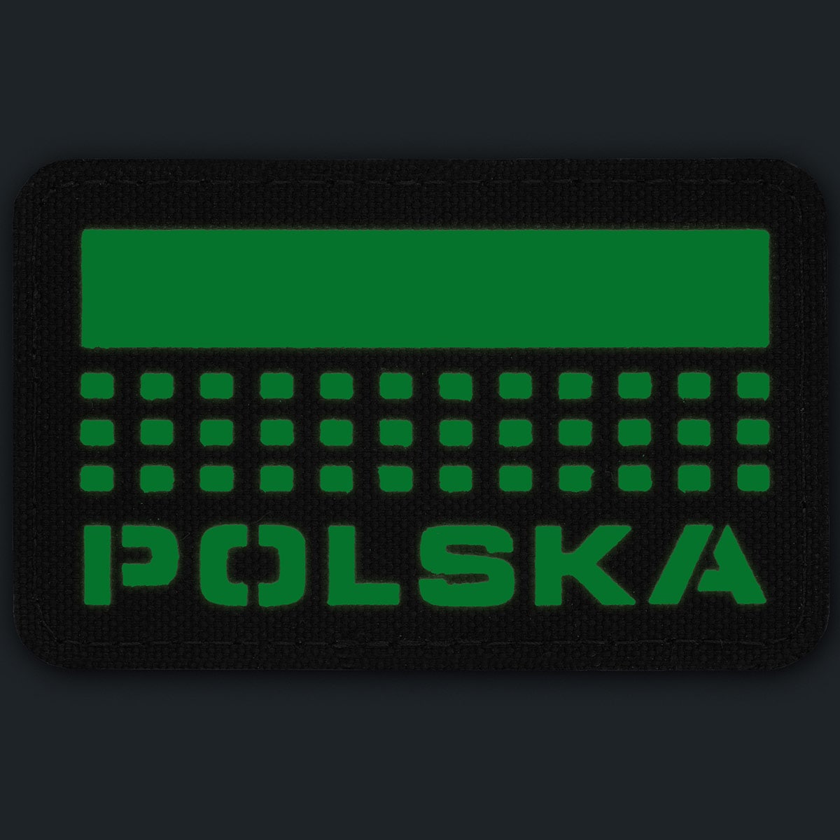 Нашивка M-Tac Poland Flag Laser Cut - Black Luminate