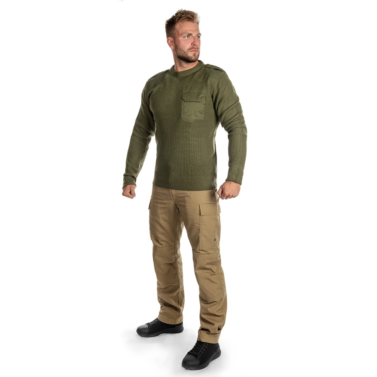 Светр Brandit BW Pullover - Olive