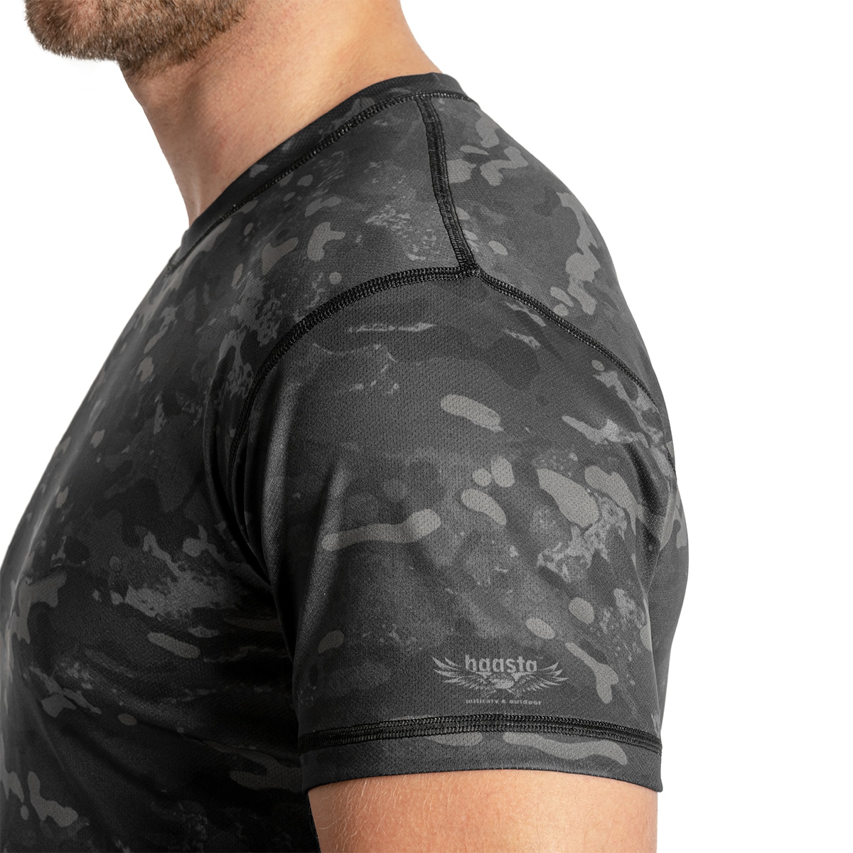 Термоактивна футболка Haasta Coolmax - Arid MC Black Camo