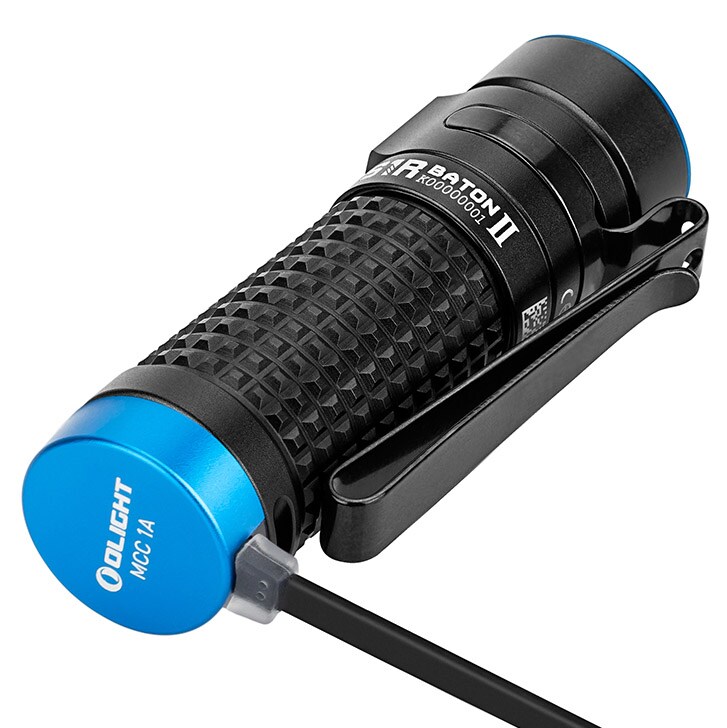 Акумуляторний ліхтарик Olight S1R II Baton Black - 1000 люменів