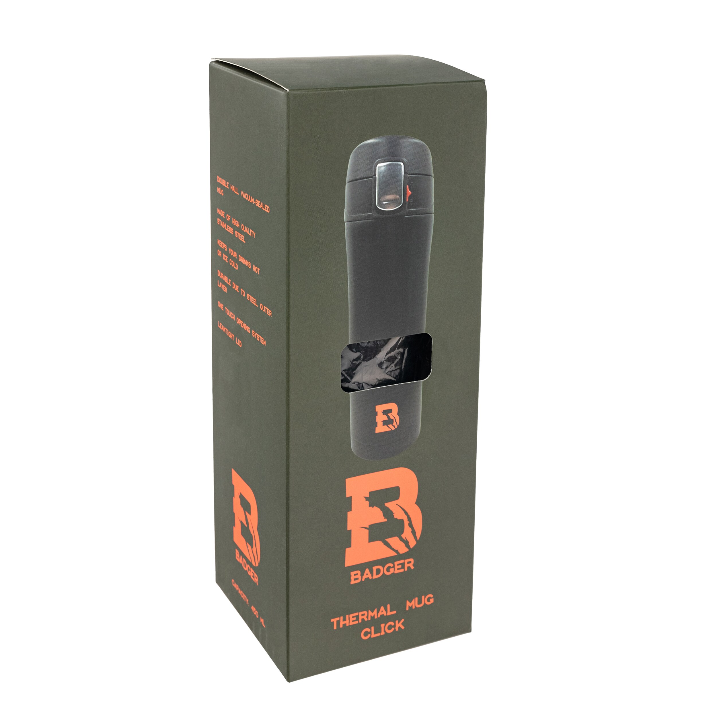 Термочашка Badger Outdoor Click 0,45 л