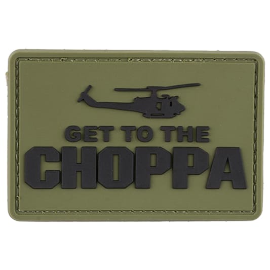 Нашивка 3D GFC Tactical  - Get to the Choppa Olive