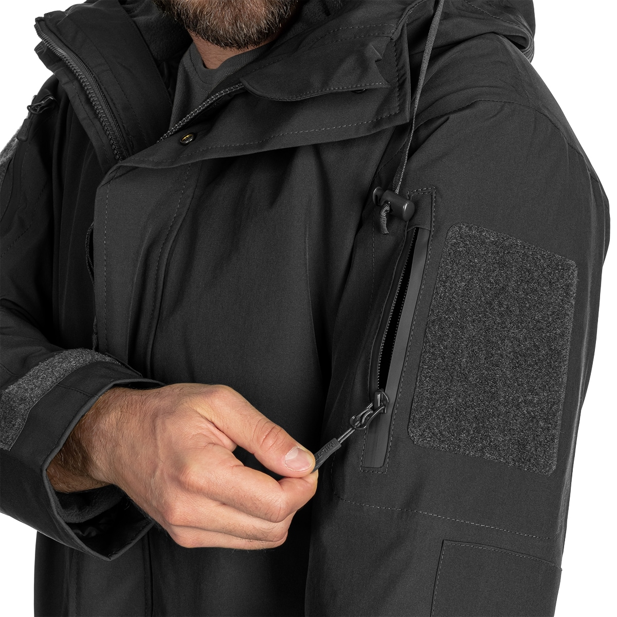 Куртка Mil-Tec ECWCS Wet Weather Gen.II з підкладкою Black