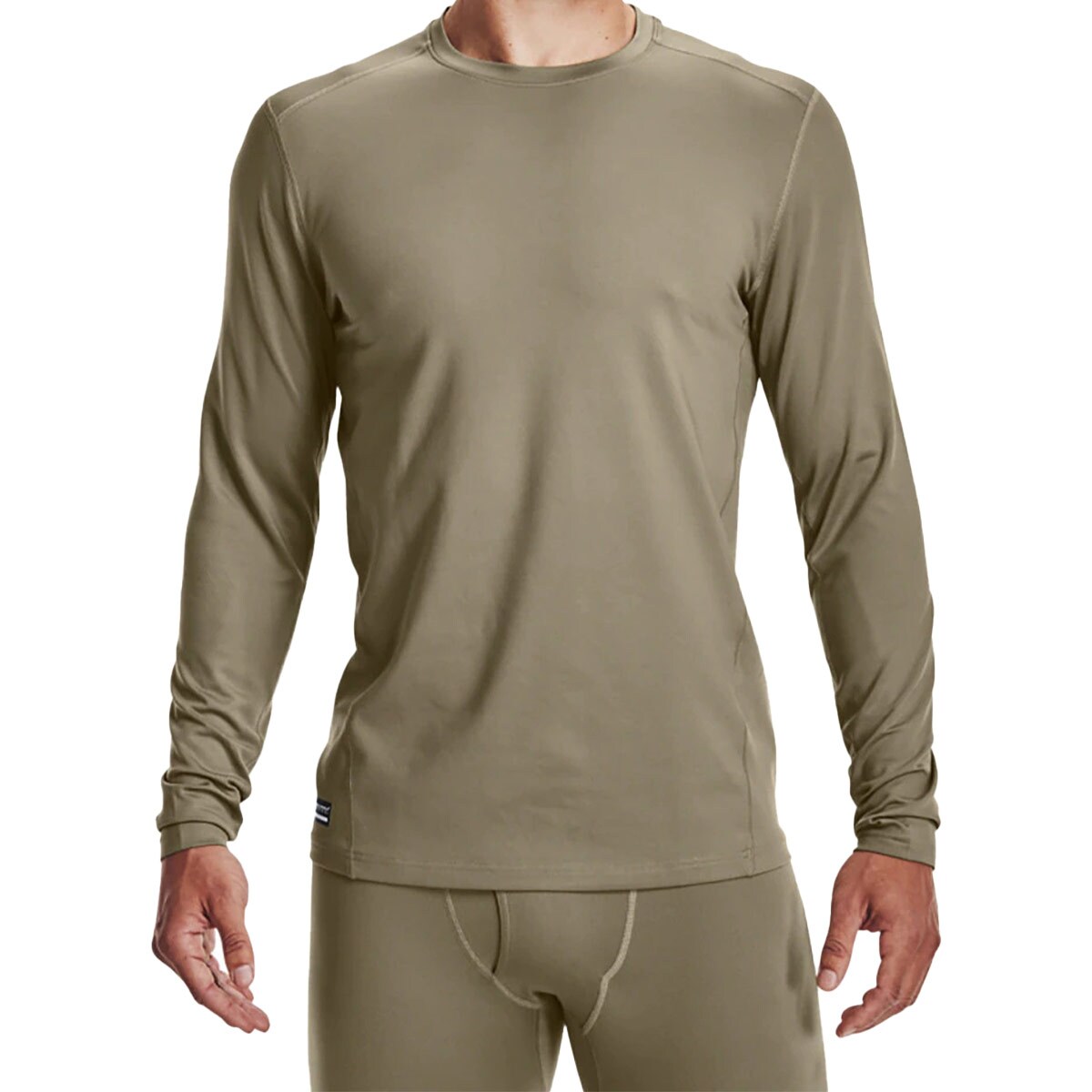 Термоактивна футболка Under Armour Tactical ColdGear Infrared Base Crew - Federal Tan