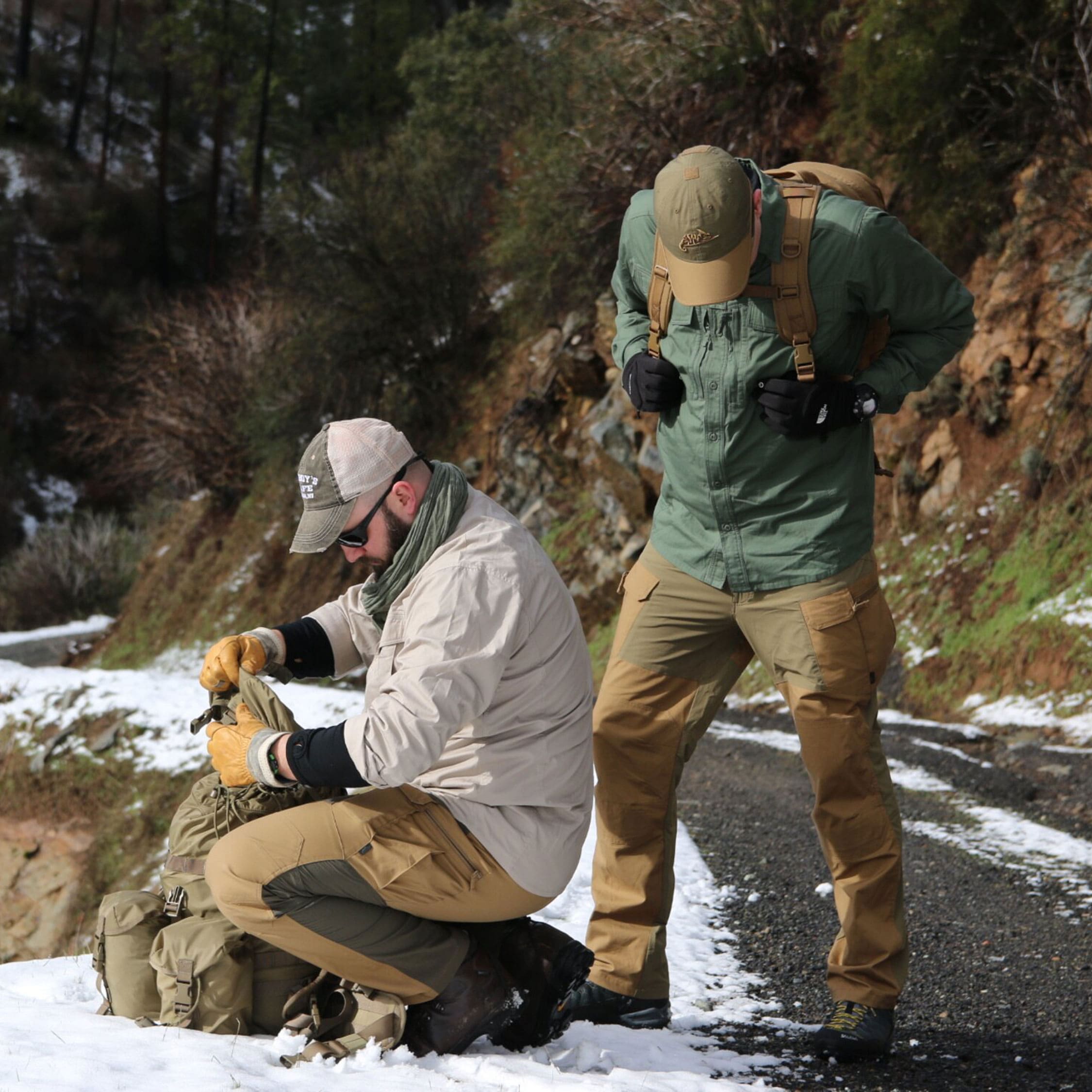 Бейсболка Helikon Logo Cap PolyCotton Rip-Stop - Adaptive Green/Coyote