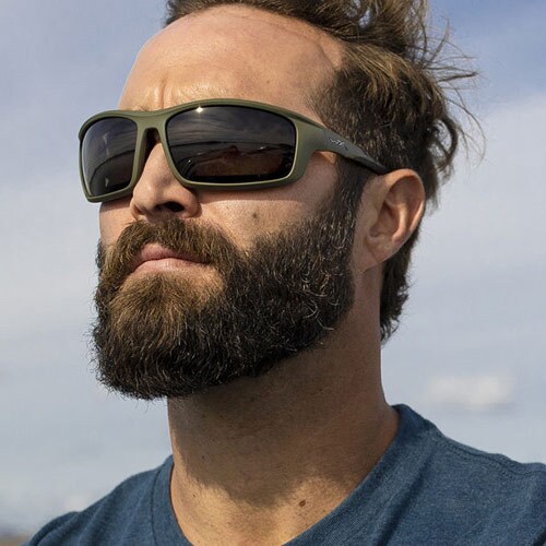 Тактичні окуляри Wiley X Grid - Captivate Polarized Grey/Matte Utility Green