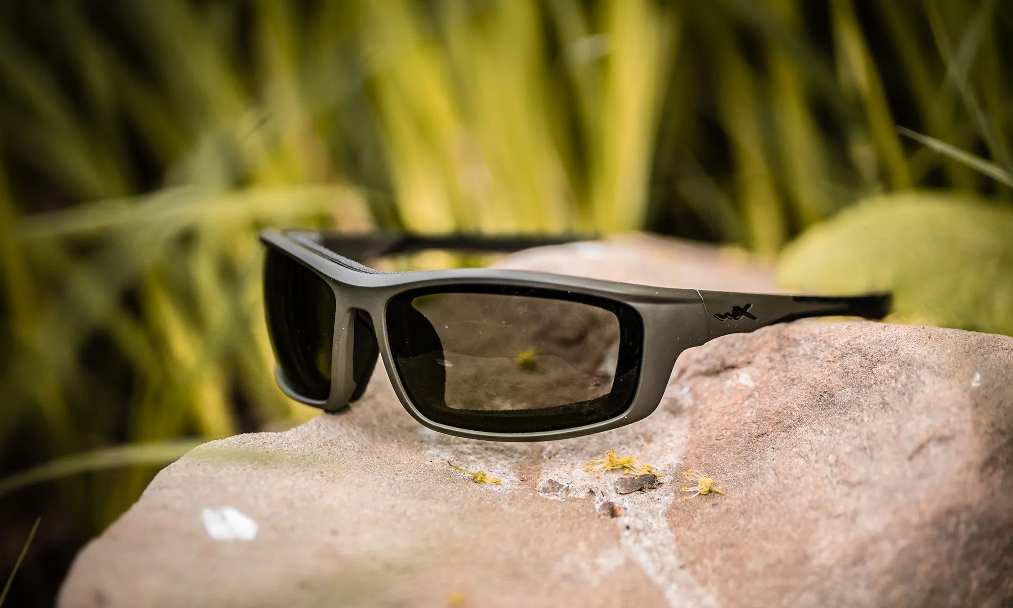 Тактичні окуляри Wiley X Grid - Captivate Polarized Grey/Matte Utility Green