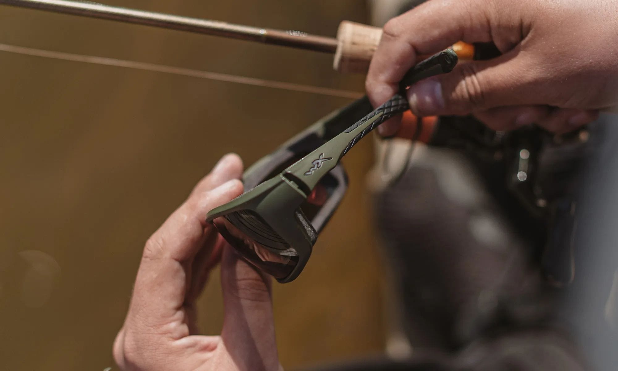 Тактичні окуляри Wiley X Grid - Captivate Polarized Grey/Matte Utility Green