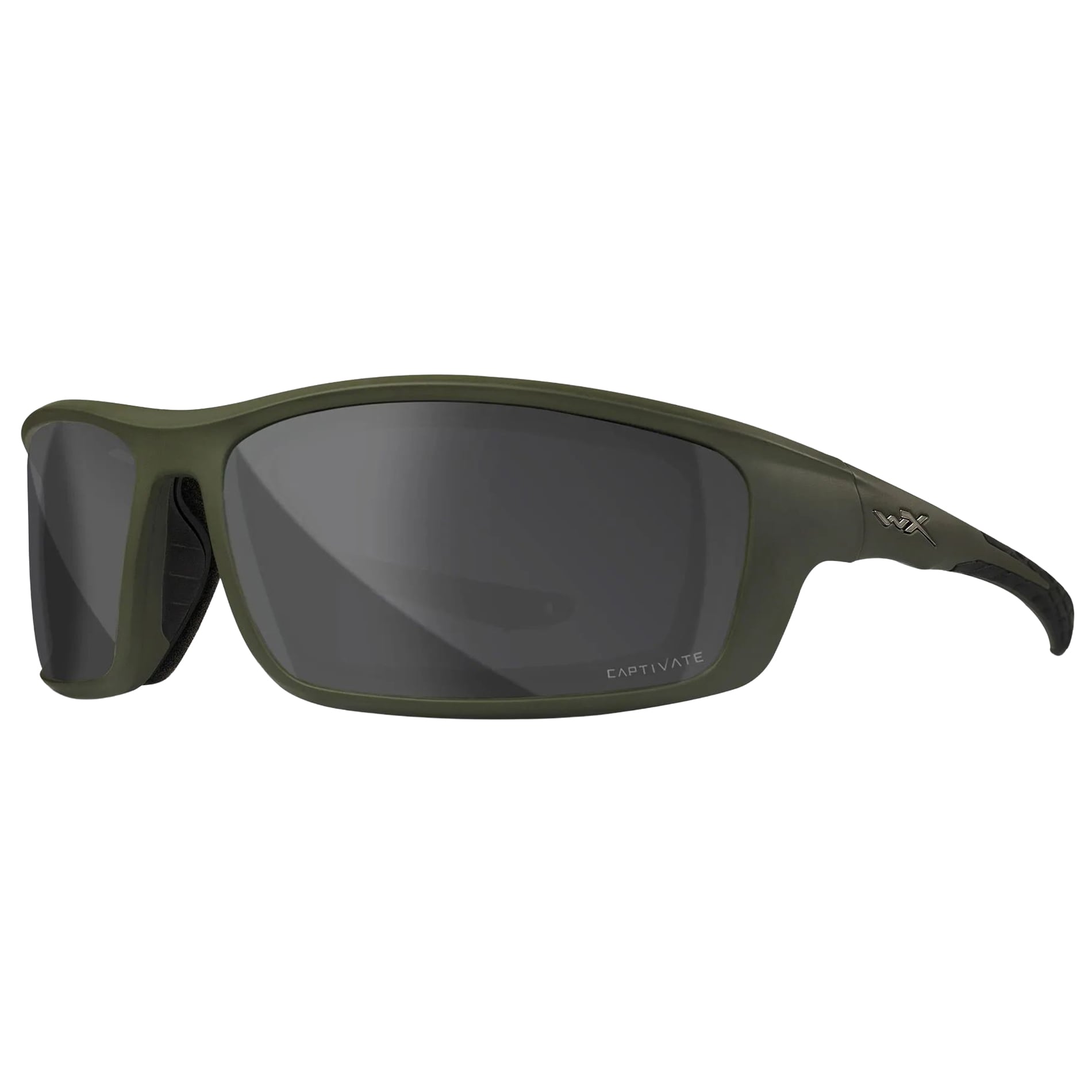 Тактичні окуляри Wiley X Grid - Captivate Polarized Grey/Matte Utility Green