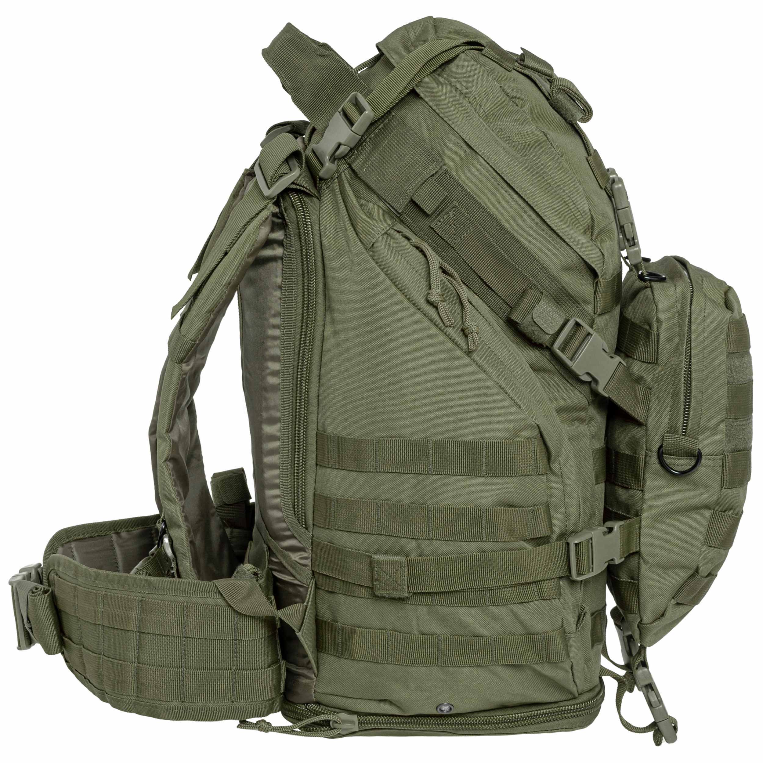 Рюкзак Camo Military Gear Overload 60 л - Зелений