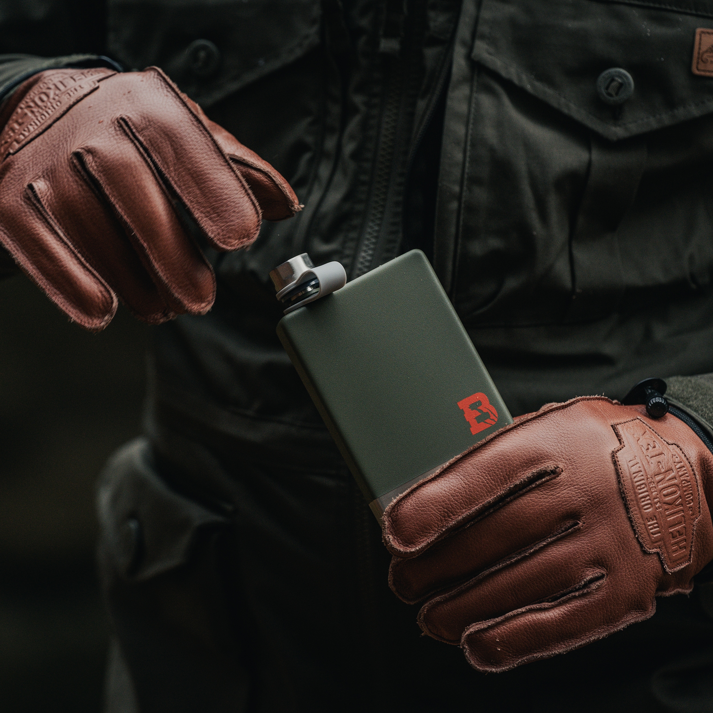 Фляга Badger Outdoor Hip Flask Jerry 266 мл - Olive