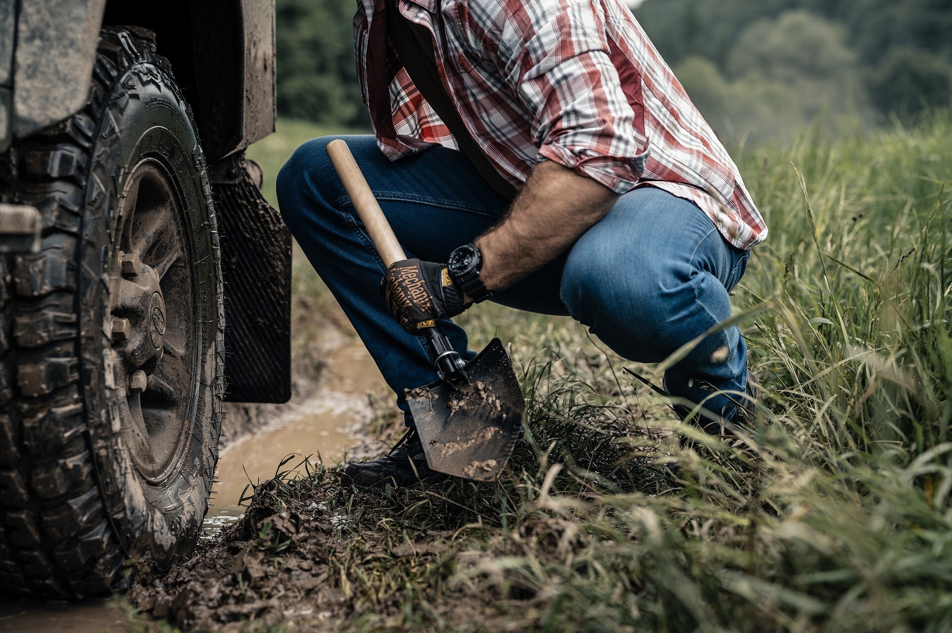 Саперна лопата Badger Outdoor Folding Army Entrenching Tool