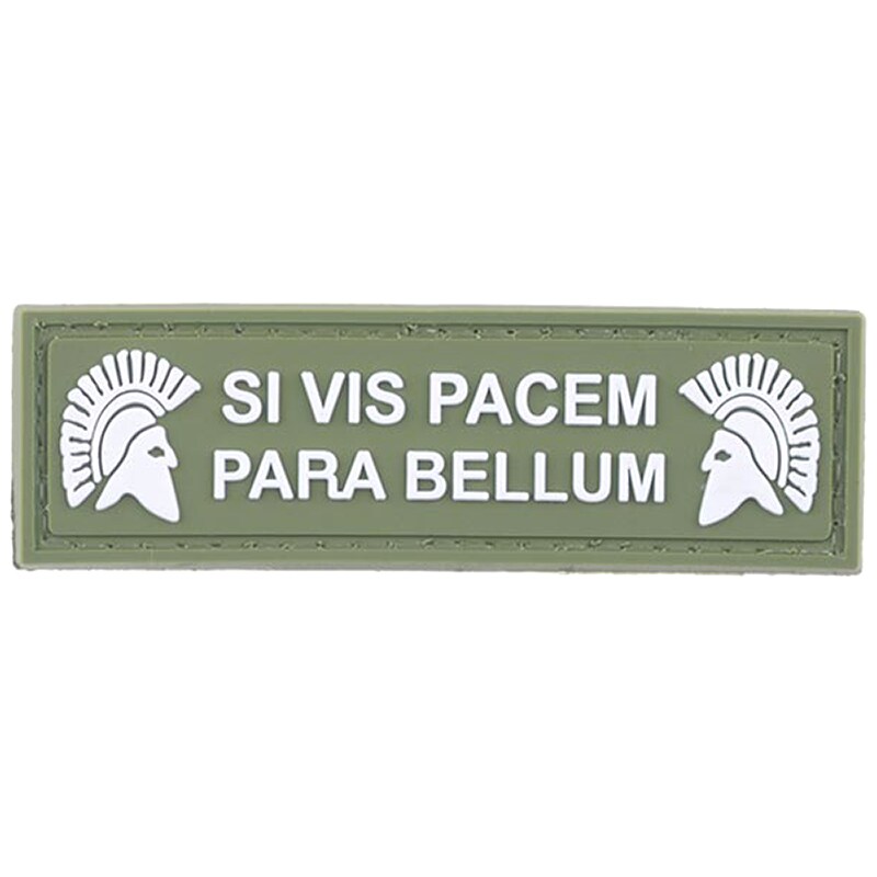 Нашивка 3D Si Vis Pacem Para Bellum - Зелена