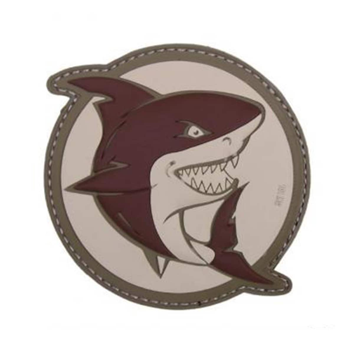 Нашивка 101 Inc. Attacking Shark 3D PVC - Brown