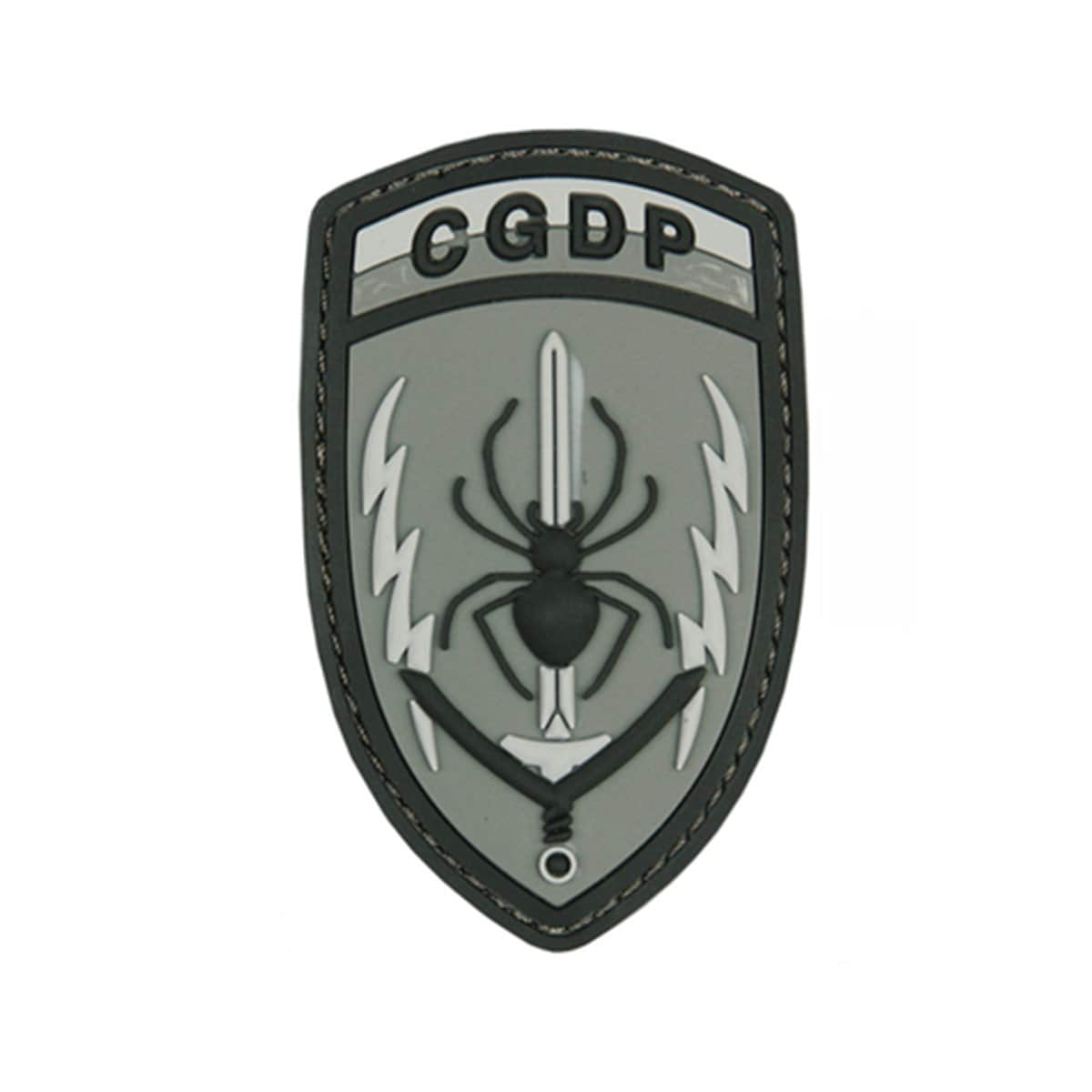 Нашивка 101 Inc. CGDP 3D PVC - Grey