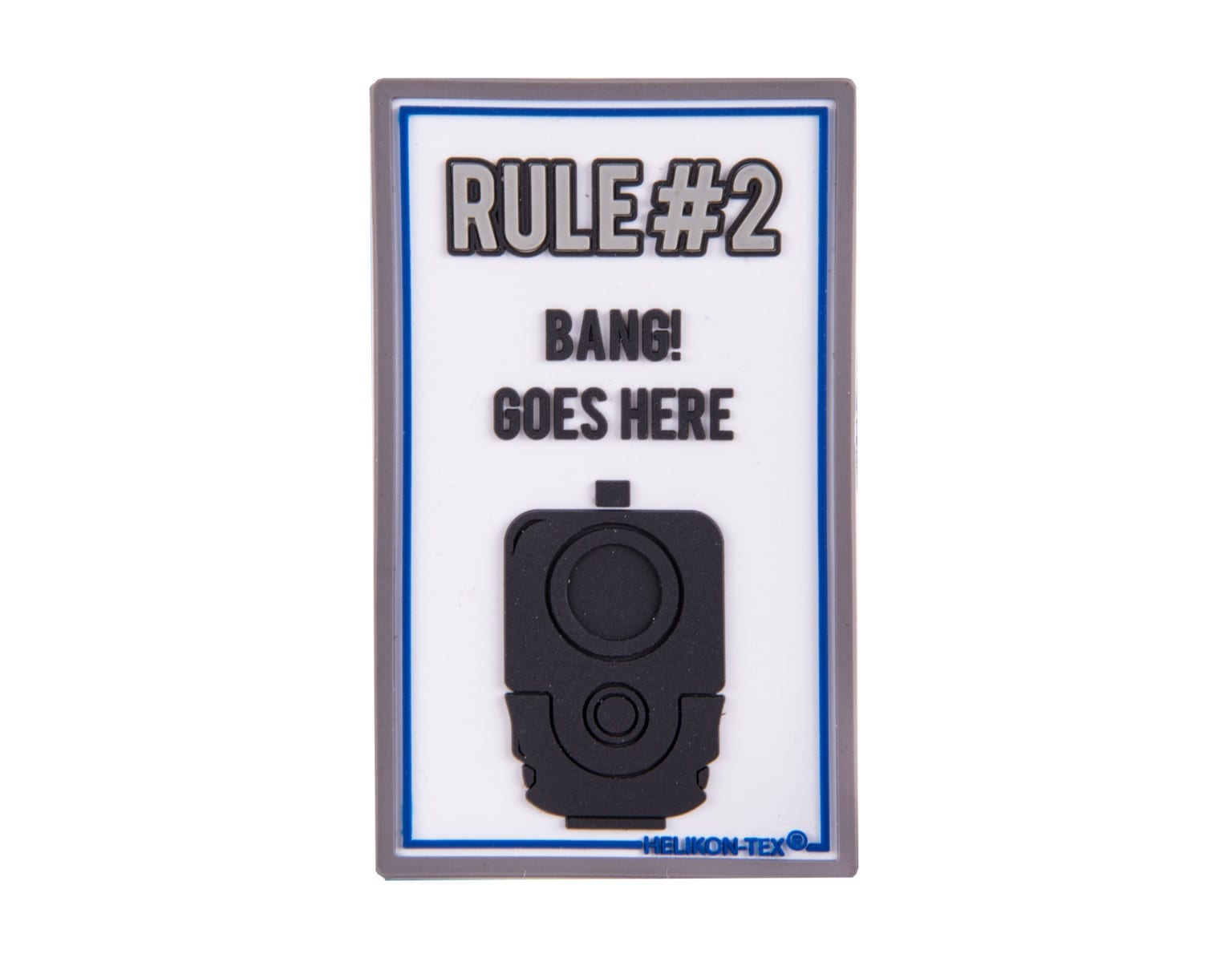 Нашивка Helikon Rule#2 PVC White