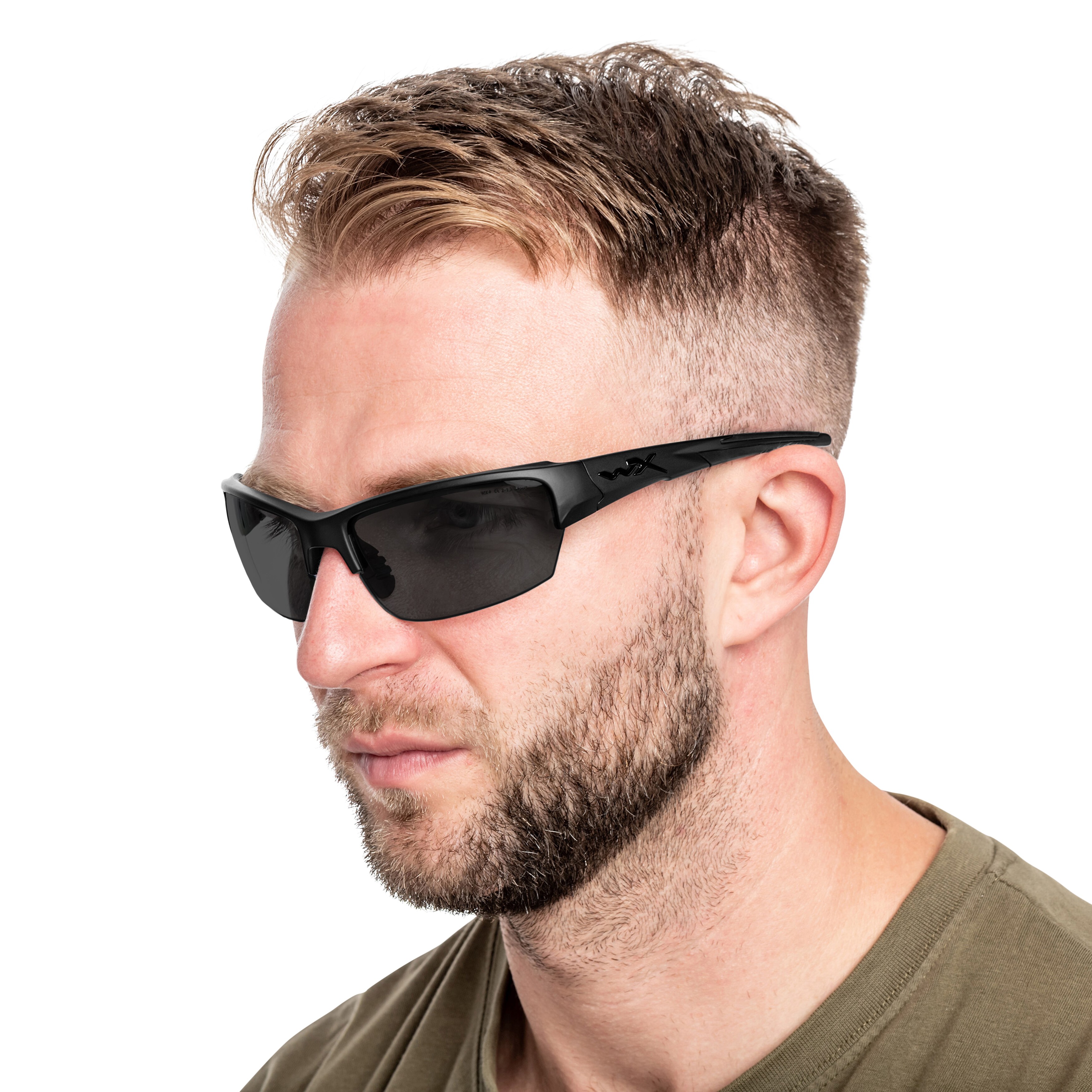 Тактичні окуляри Wiley X Saint Grey/Clear Matte - Black Frame