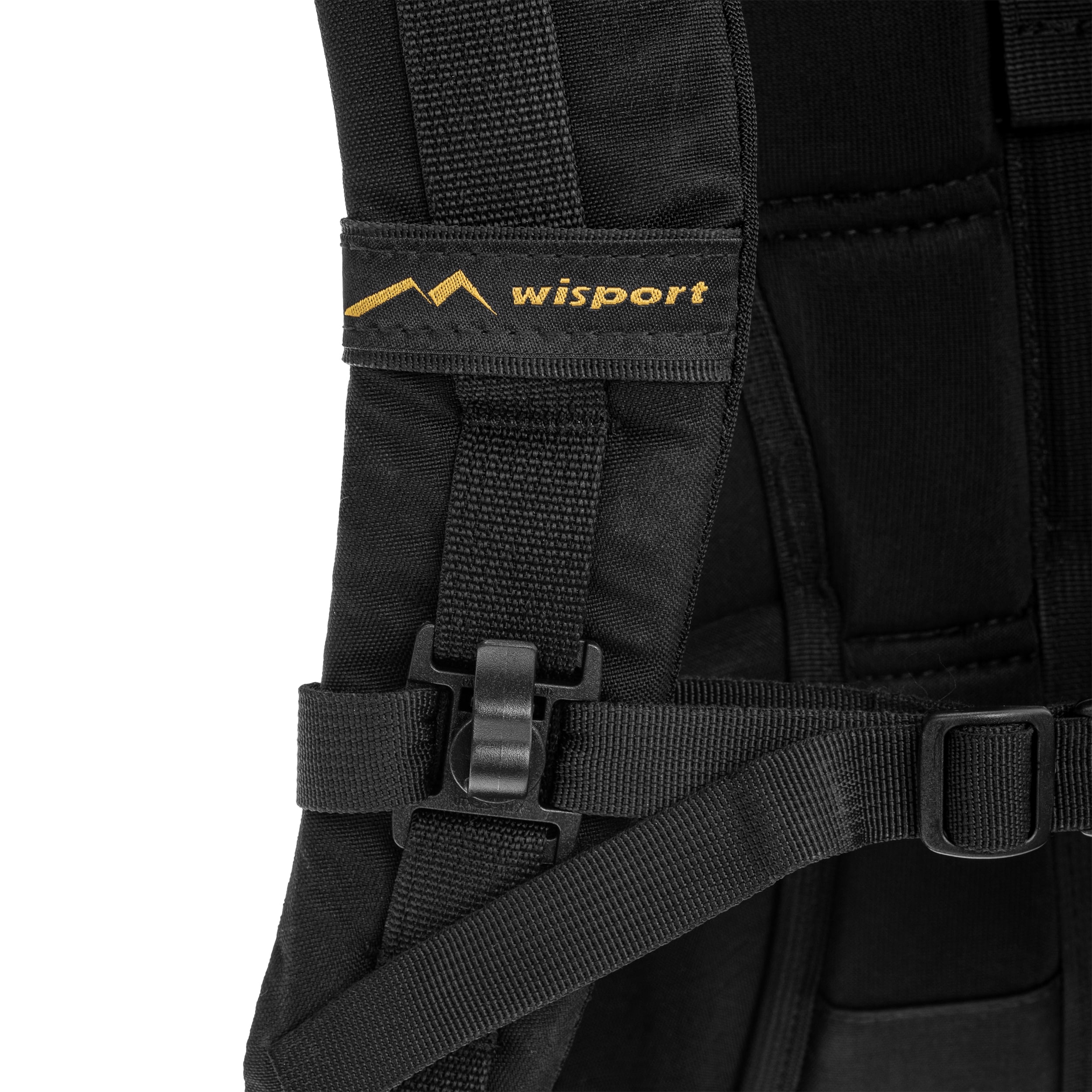 Рюкзак Wisport Zipper Fox 25 л чорний на блискавці