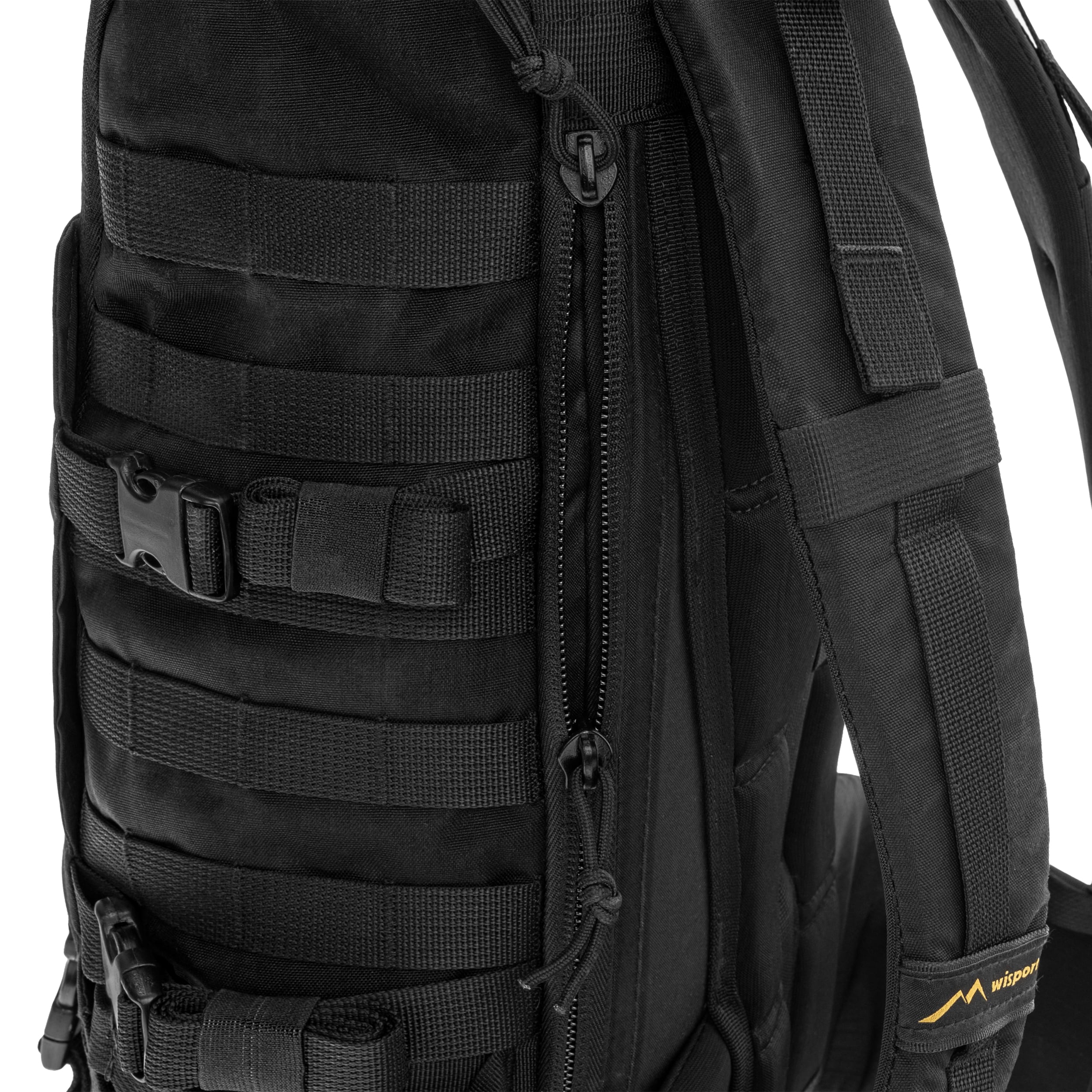 Рюкзак Wisport Zipper Fox 25 л чорний на блискавці