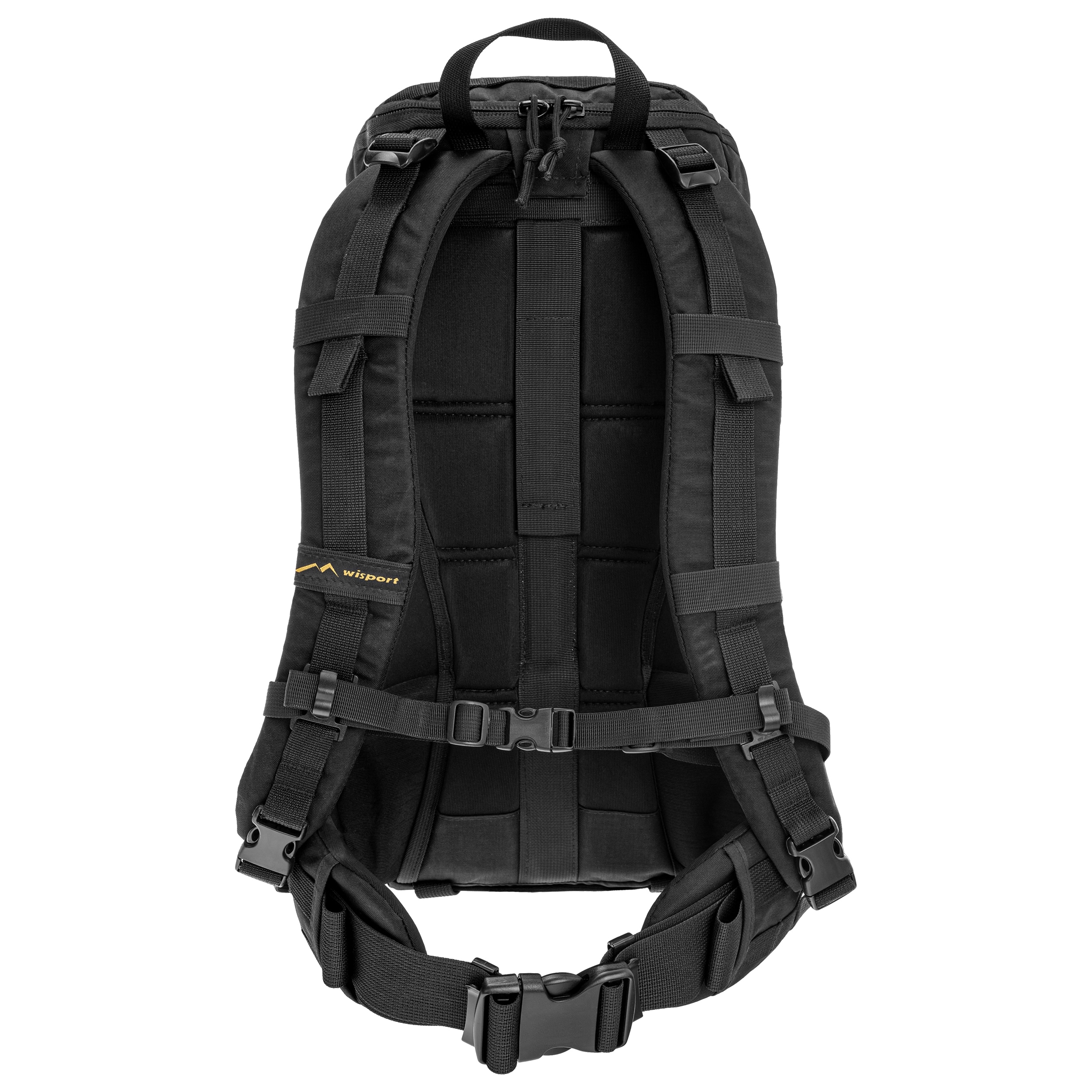 Рюкзак Wisport Zipper Fox 25 л чорний на блискавці