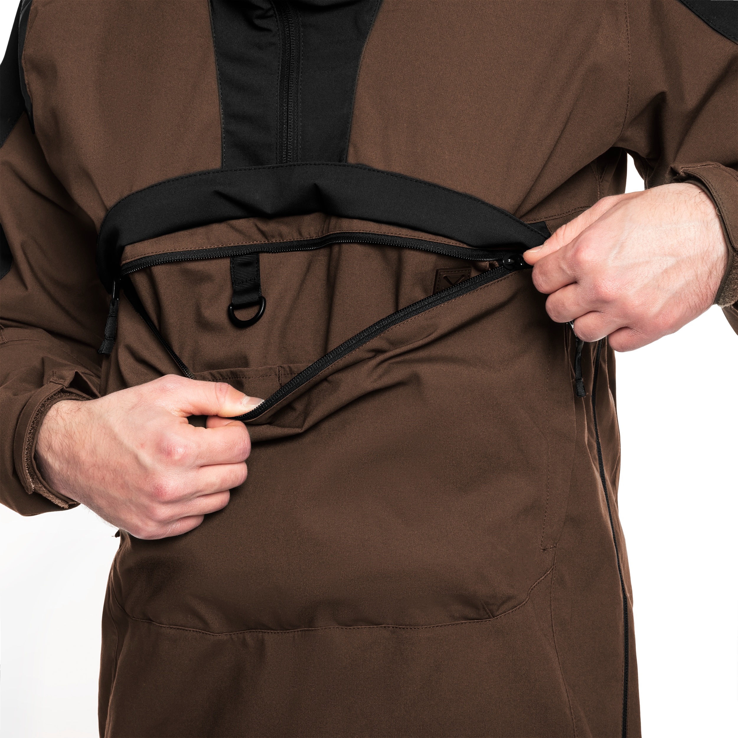 Куртка Helikon Woodsman Anorak - Earth Brown/Black