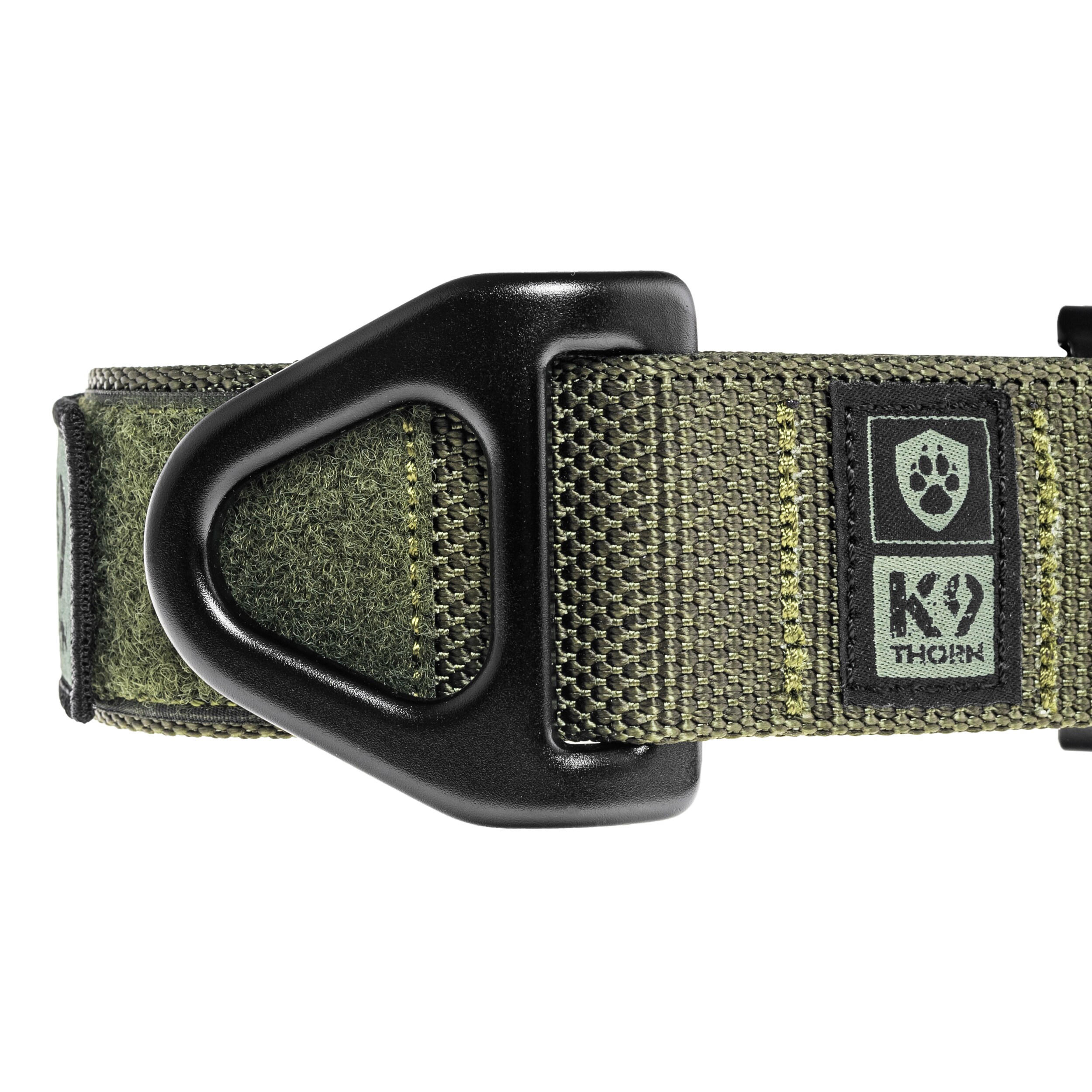 Тактичний нашийник для собак K9 Thorn Cobra Alpha olive - середня собака
