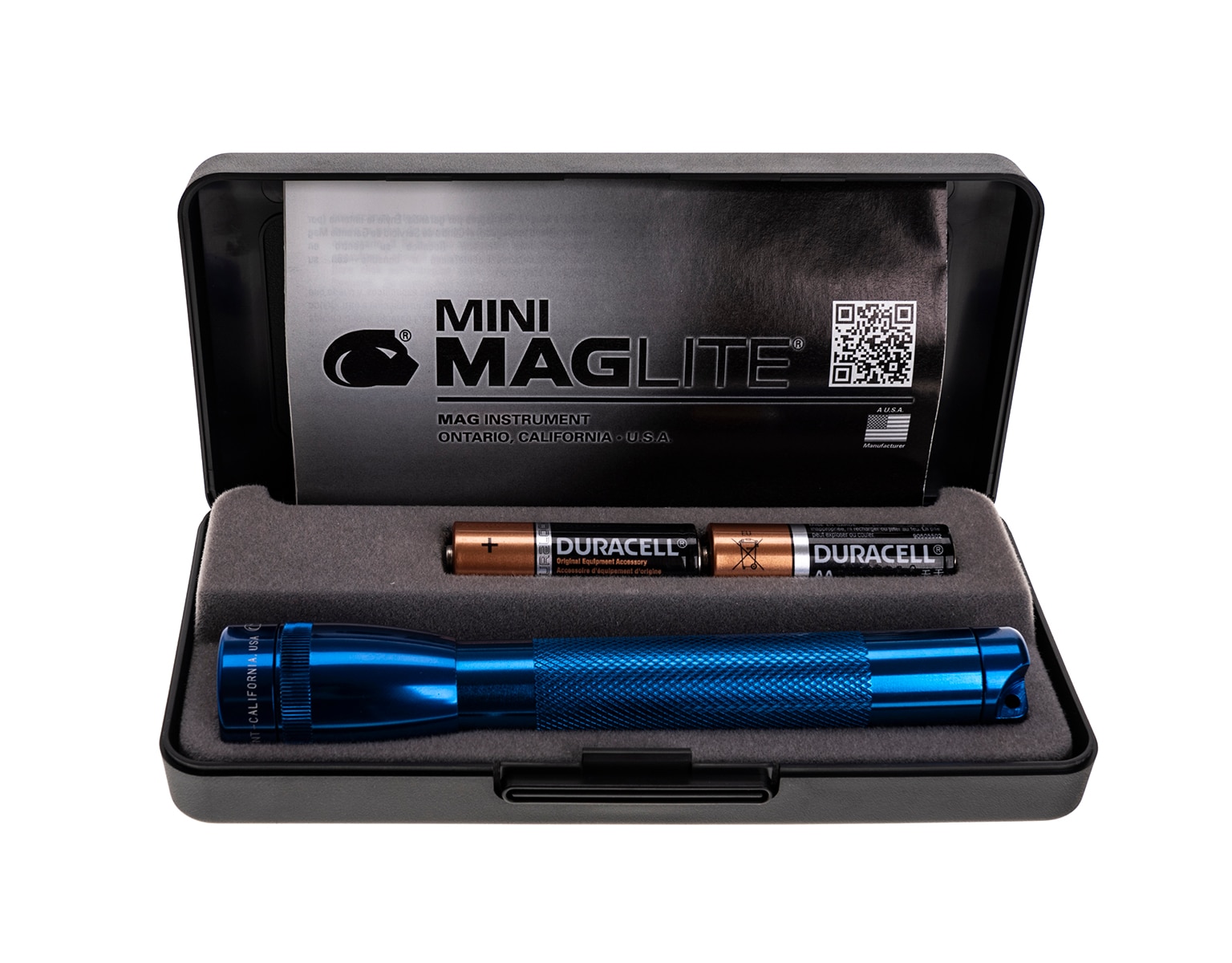 Ліхтарик Maglite Mini 2xAA Синій - 12 люменів