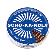Шоколад молочний Scho-Ka-Kola з кофеїном